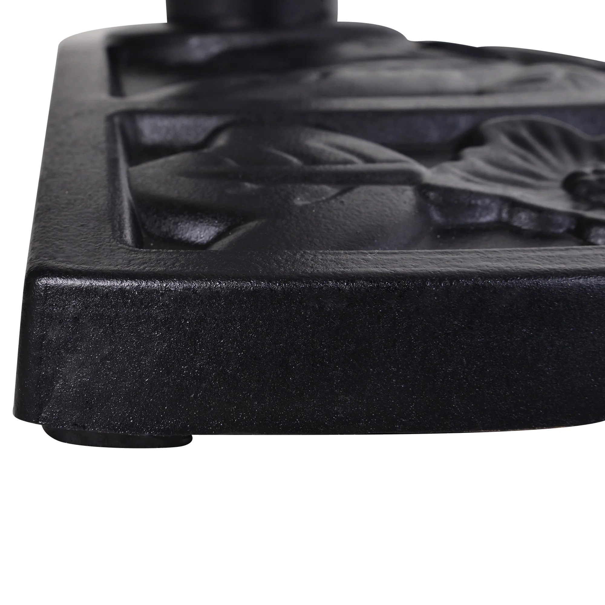 Outsunny 9kg Half Round Parasol Umbrella Base Resin Outdoor Garden Furniture - Image 7