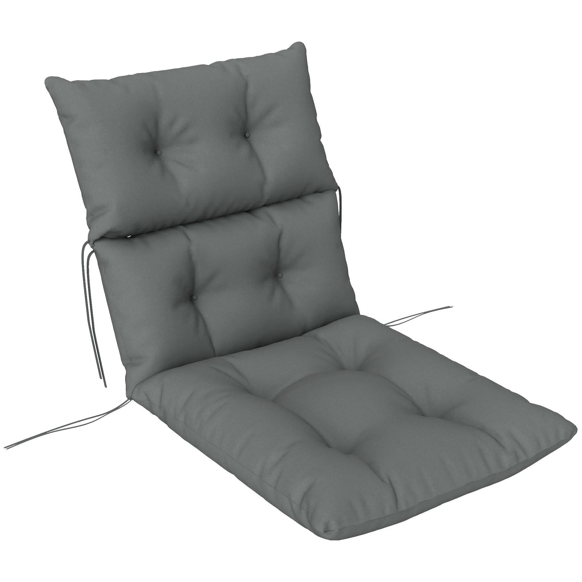 Outsunny Adirondack Chair Cushion Rocking Chair Cushion W/ Ties - Image 19