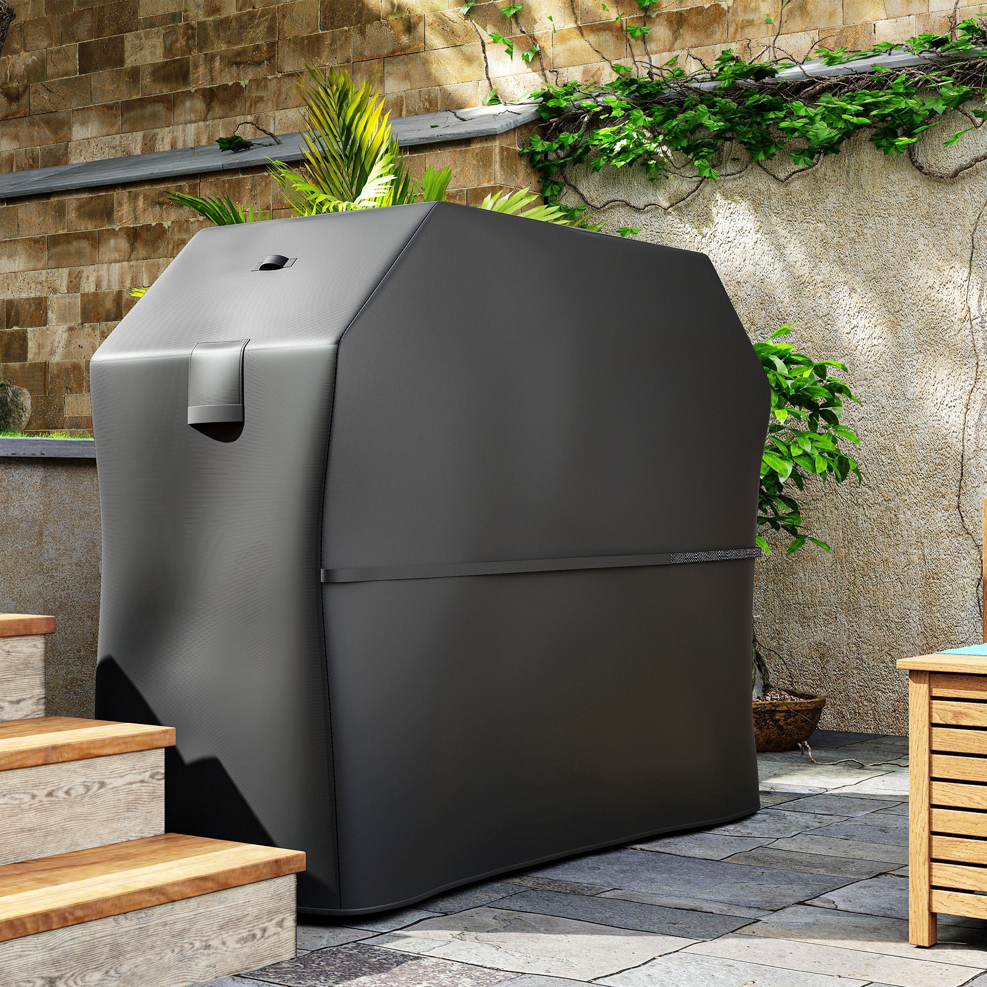 Outsunny Barbecue Cover, Waterproof UPF30+ Rip-Proof, 147 x 61 x 122 cm - Image 9