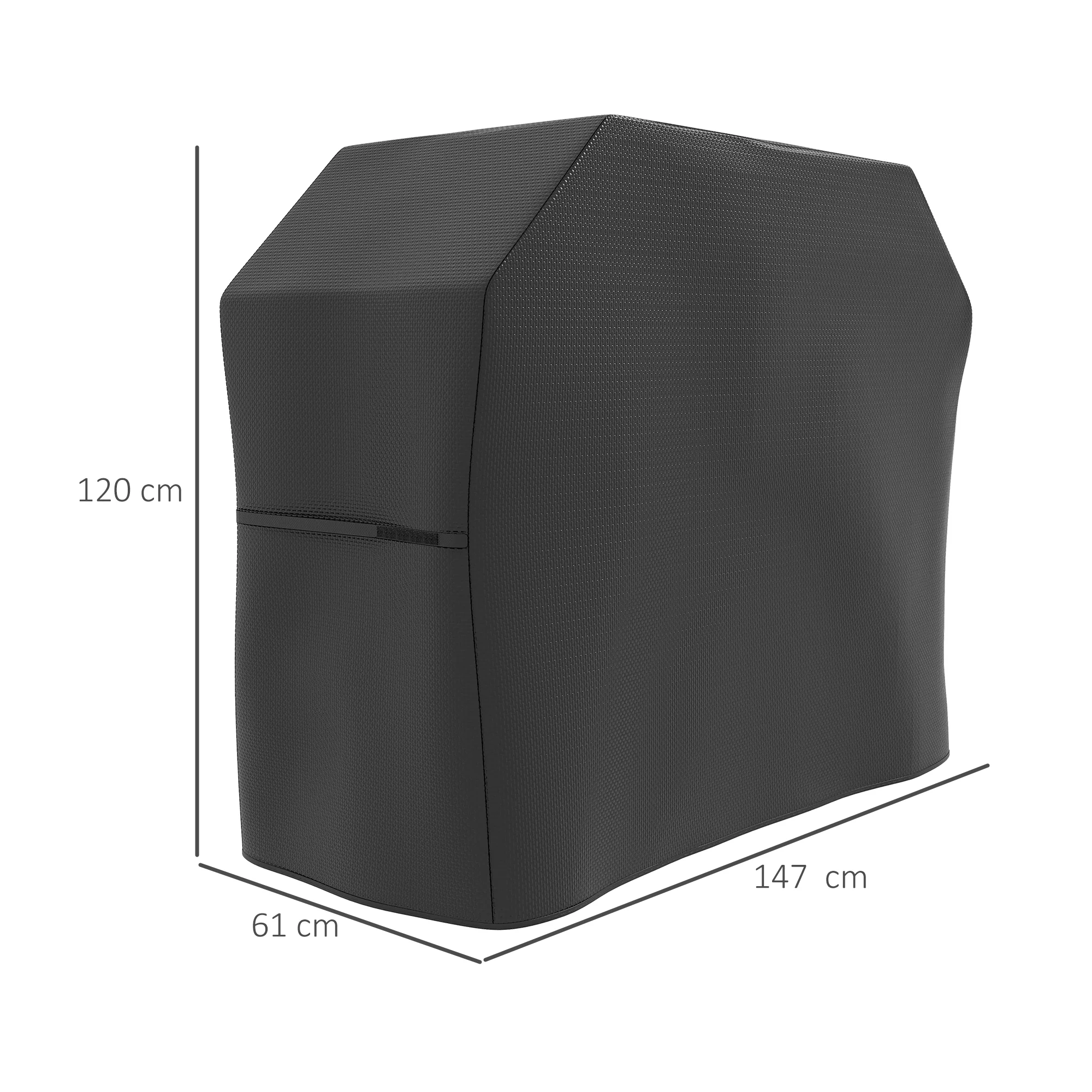 Outsunny Barbecue Covers, Waterproof UV Protection Rip-Proof, 147 x 61 x 120cm - Image 5