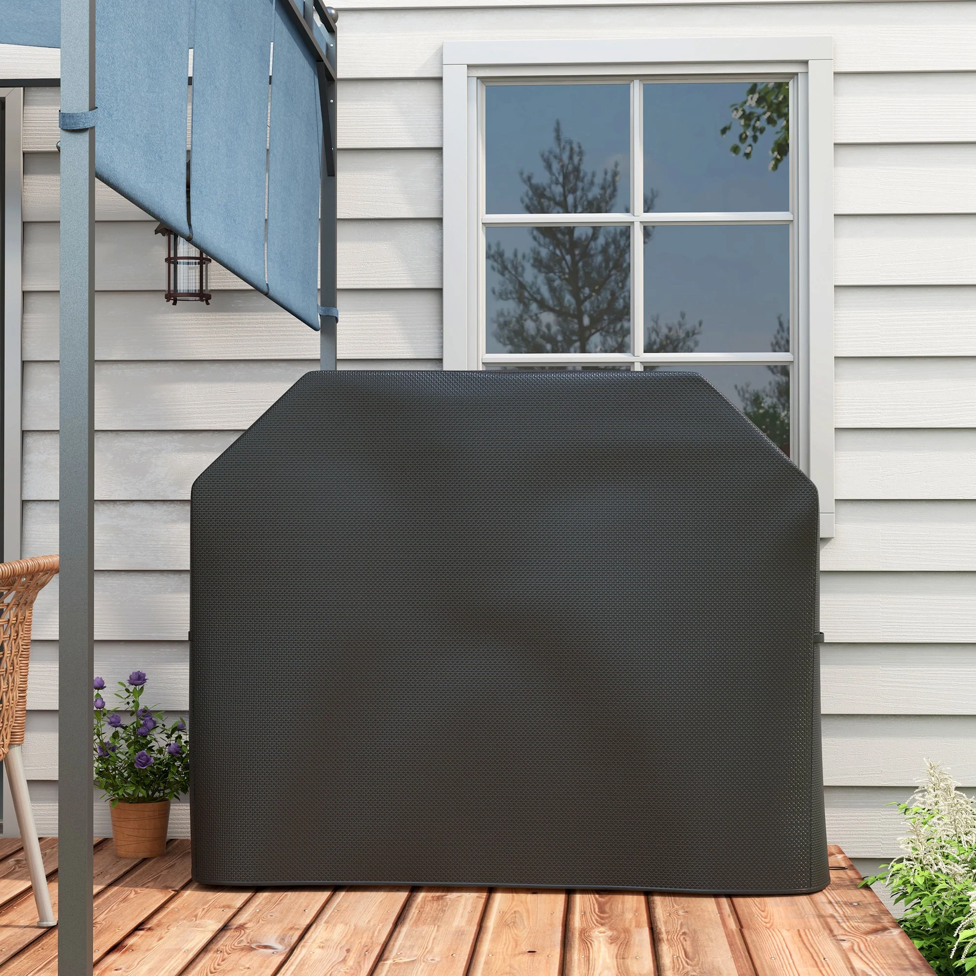 Outsunny Barbecue Covers, Waterproof UV Protection Rip-Proof, 147 x 61 x 120cm - Image 8