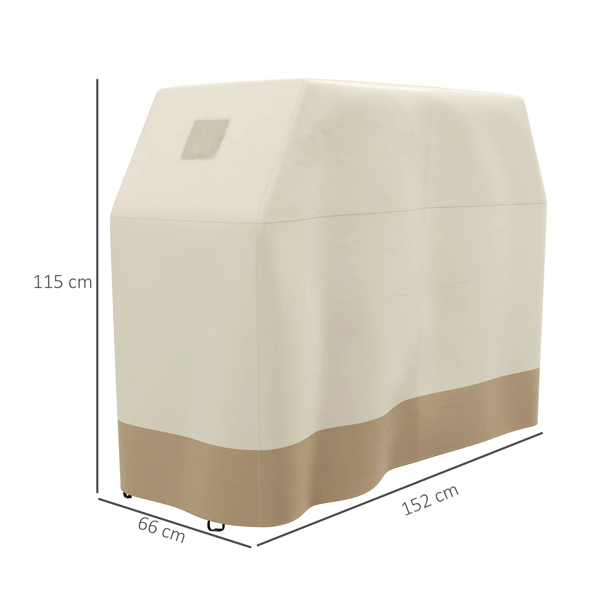 Outsunny Barbecue Covers, Waterproof UV Protection Rip-Proof, 152 X 66 X 115cm - Image 5