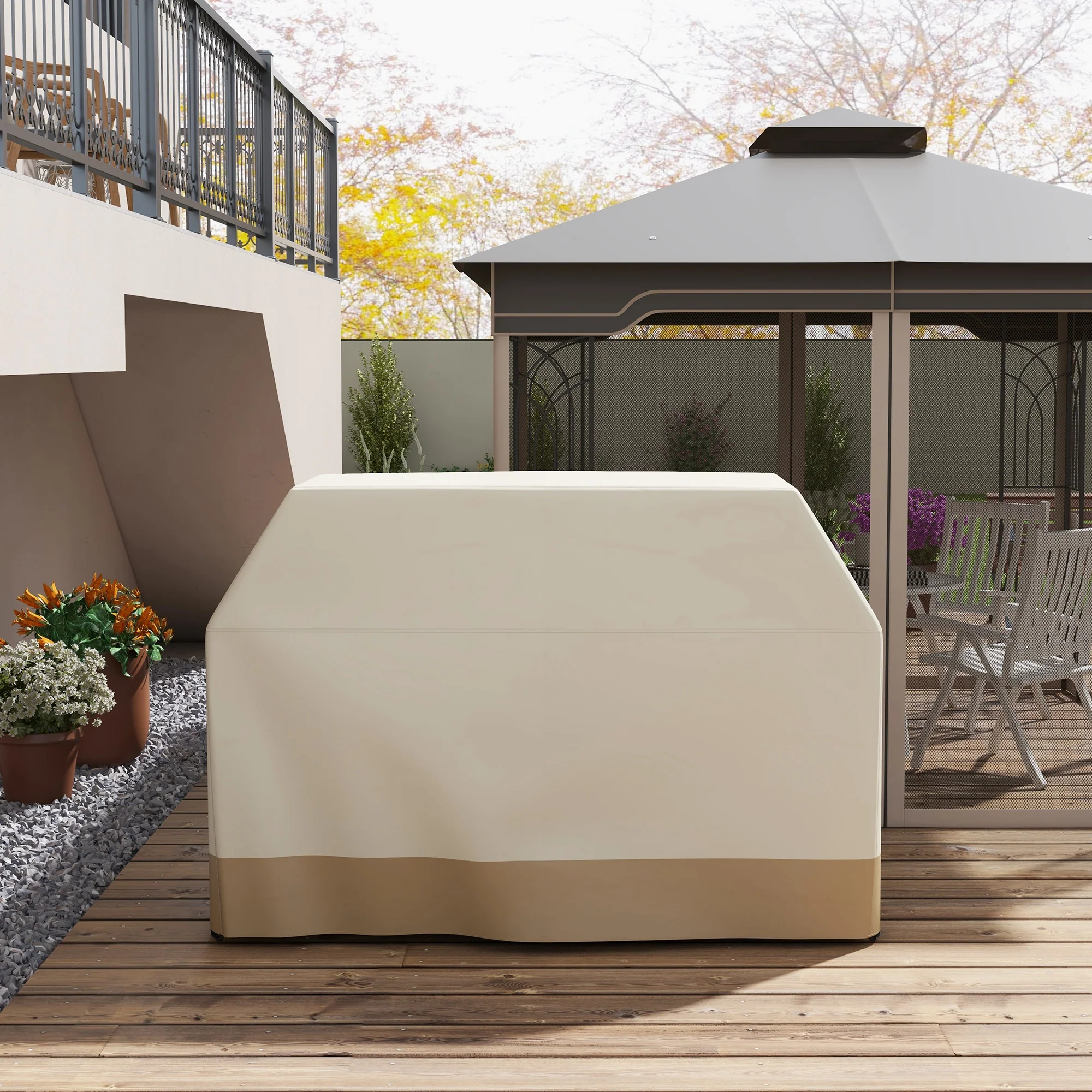 Outsunny Barbecue Covers, Waterproof UV Protection Rip-Proof, 188 x 71 x 125cm - Image 7