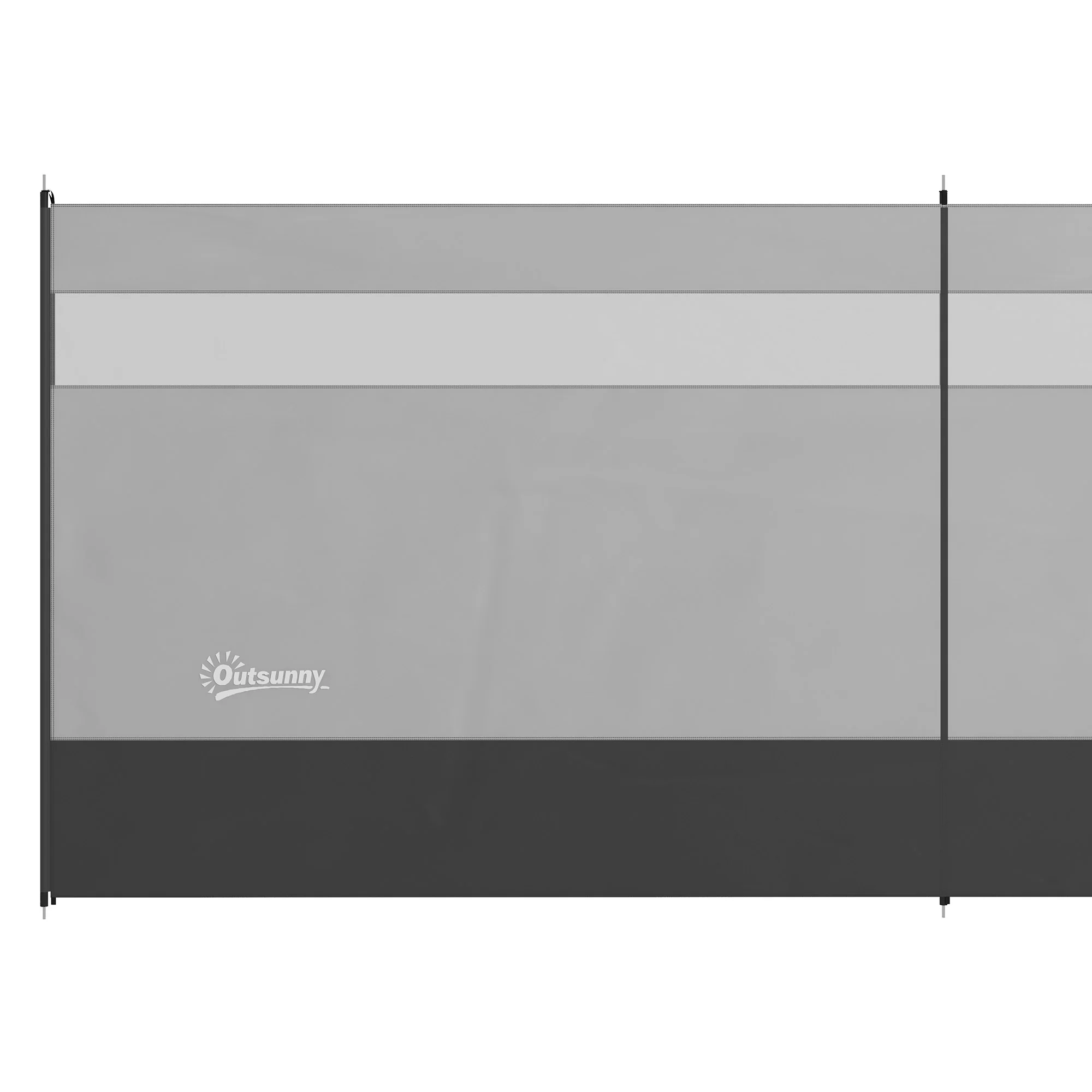 Outsunny Camping Windbreaks with Clear Windows and Carry Bag, 725 x 140cm - Image 18