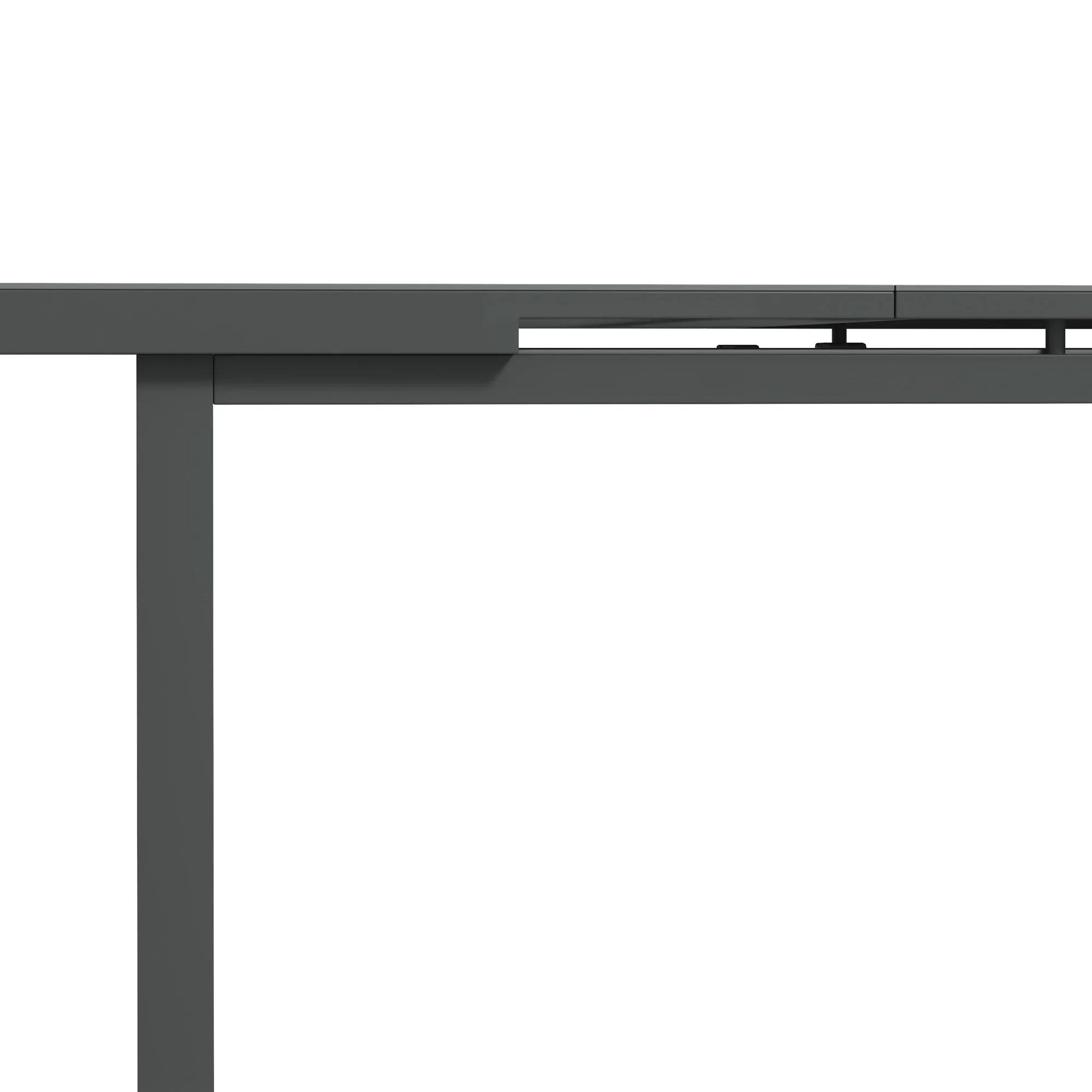 Outsunny Extending Garden Table Outdoor for 6-8 People, Aluminium Frame - Image 8