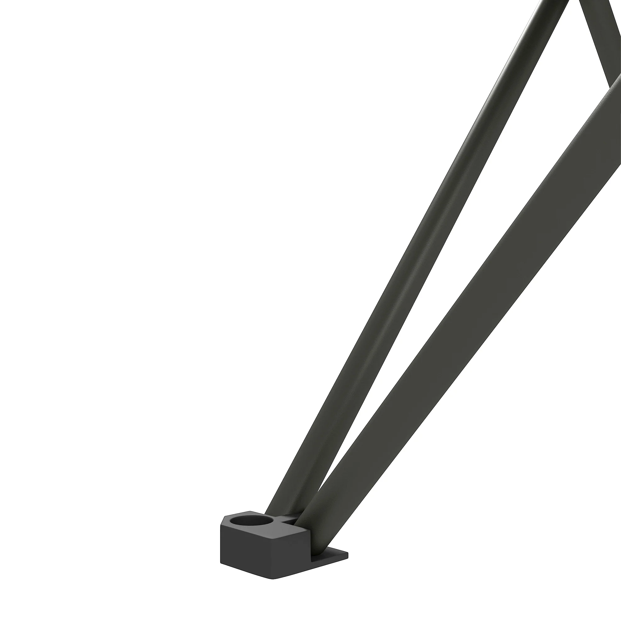 Outsunny Folding Camping Table for Outdoor Camping, Picnic, Hiking, Black - Image 9