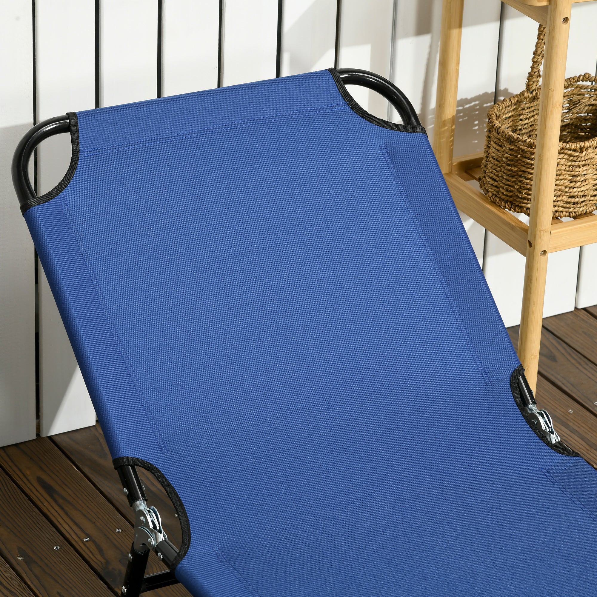 Outsunny Folding Sun Loungers Set Of 2 With Adjustable Backrest - Image 26