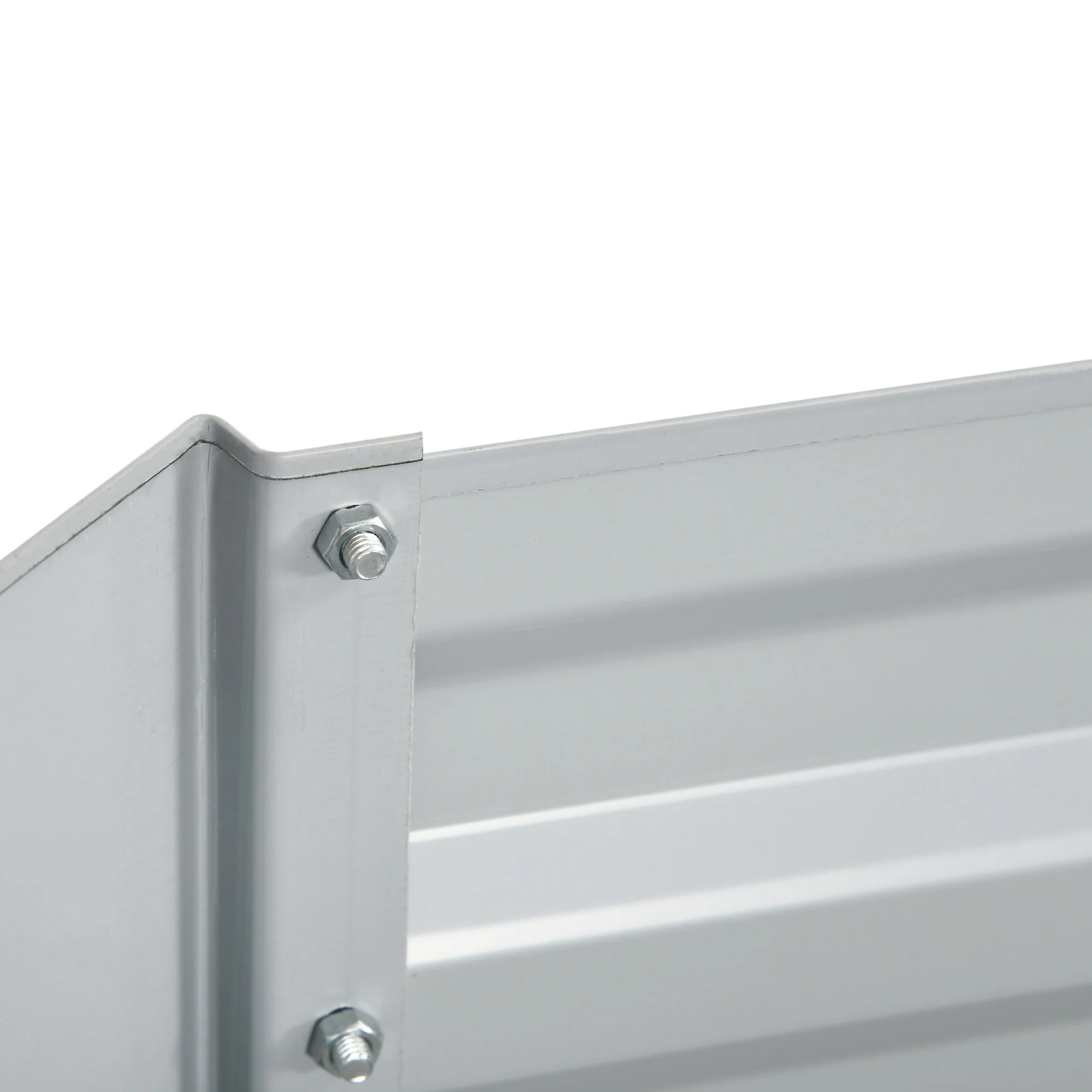 Outsunny Galvanised Steel Outdoor Raised Bed w/ Reinforced Rods, Light Grey - Image 9