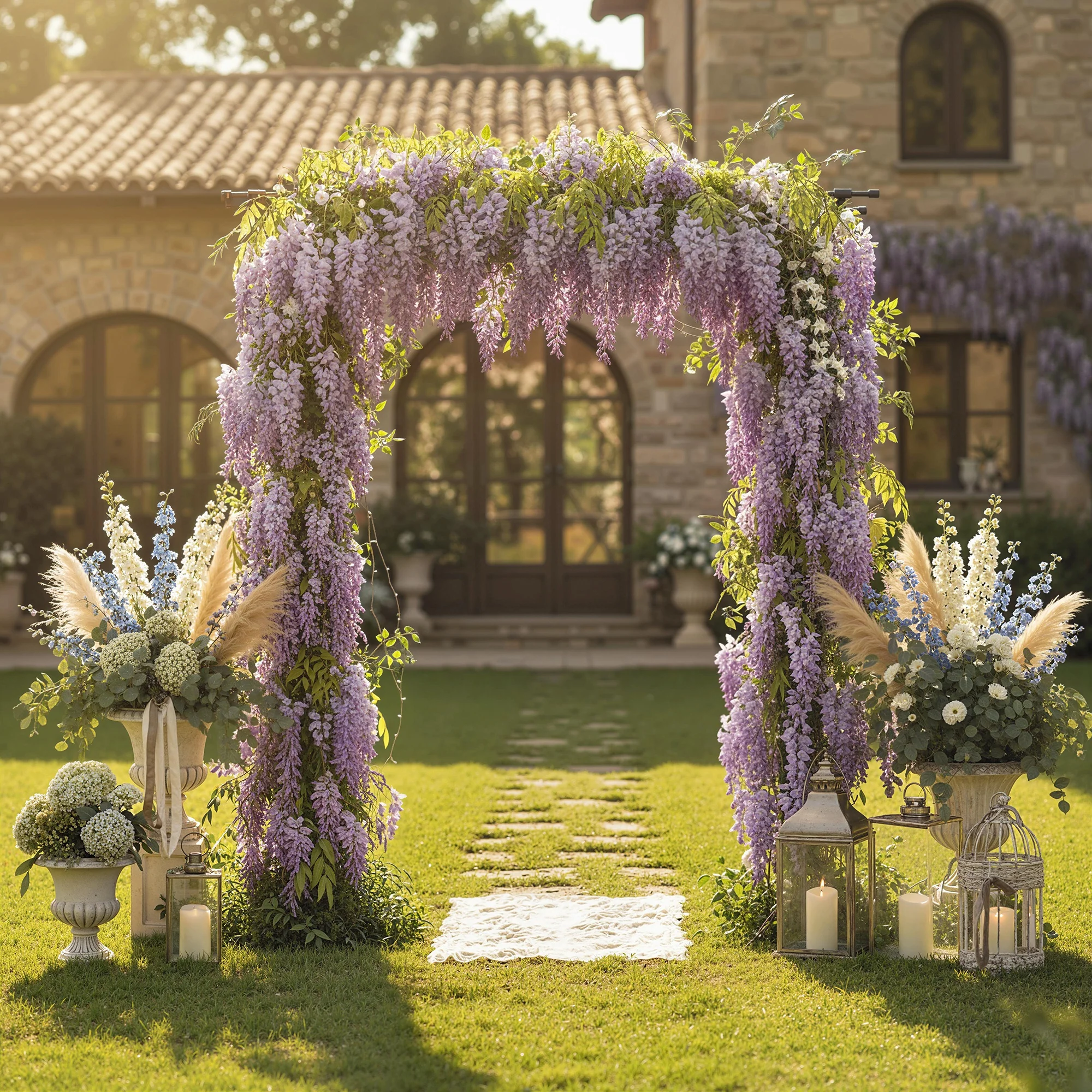 Outsunny Garden Arch, Rose Arch, 180 x 40 x 215 cm, Black - Image 9