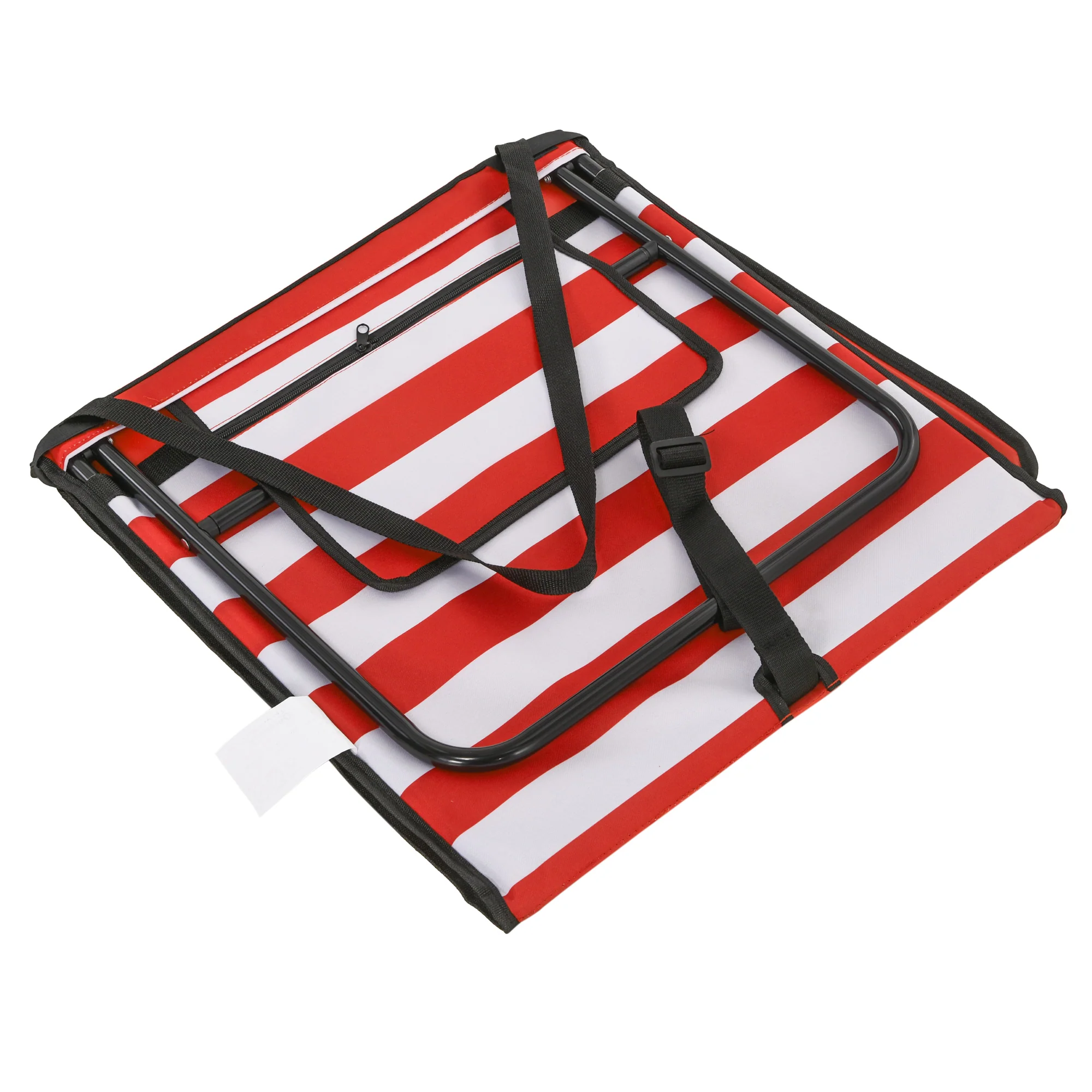 Outsunny Garden Beach Chair Mat, Sun Lounger Seats with Adjustable Back - Image 8