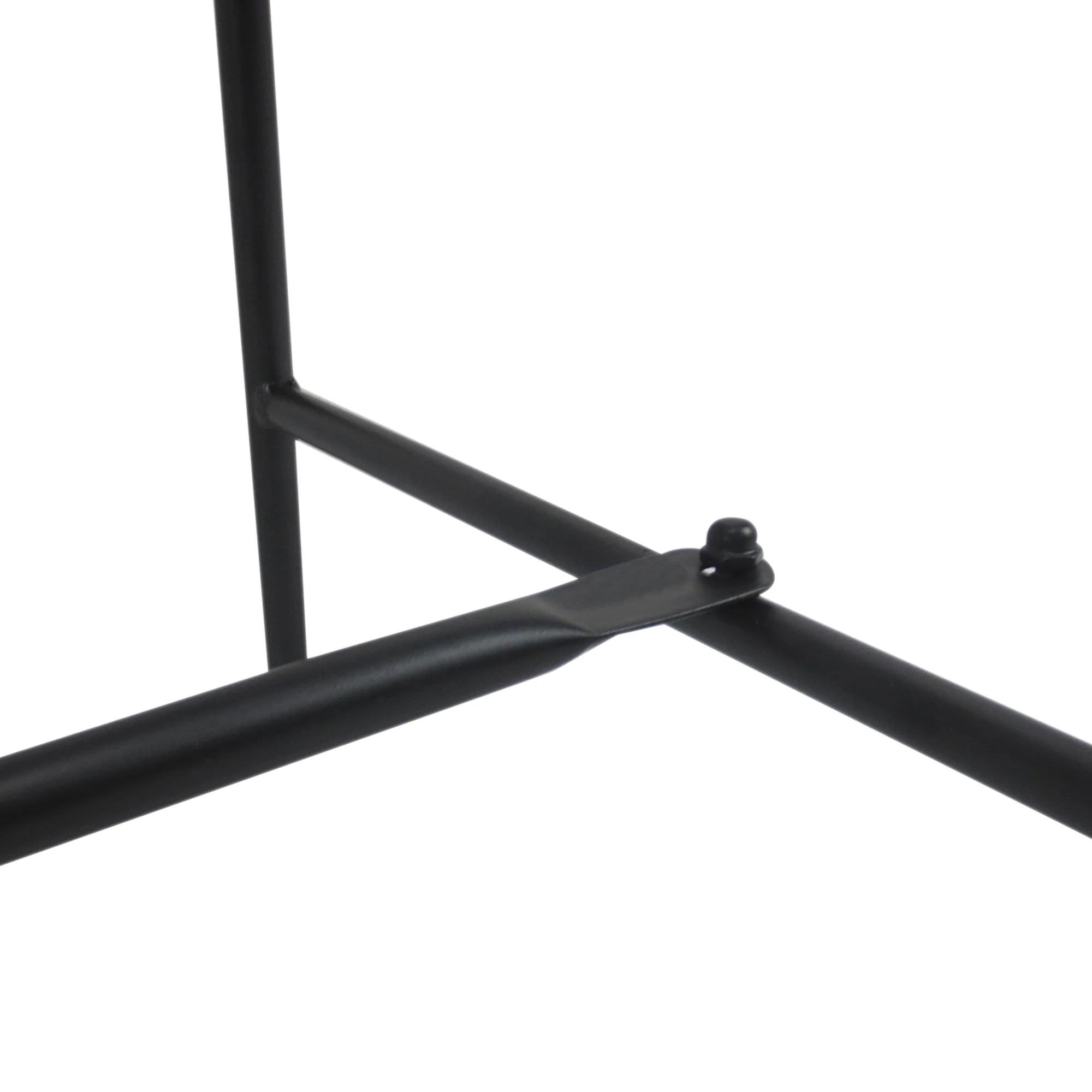 Outsunny Garden Bench, Metal Outdoor Patio Garden Loveseat, Black - Image 8