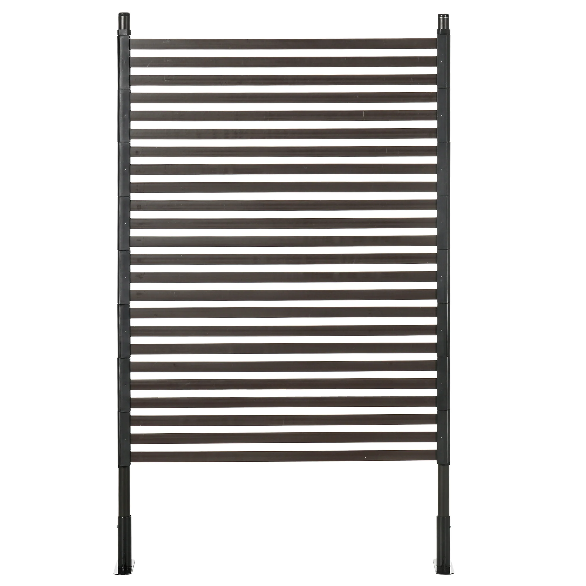 Outsunny Garden Fence with 2 Standing Ways, Metal Animal Barrier Fence - Image 7