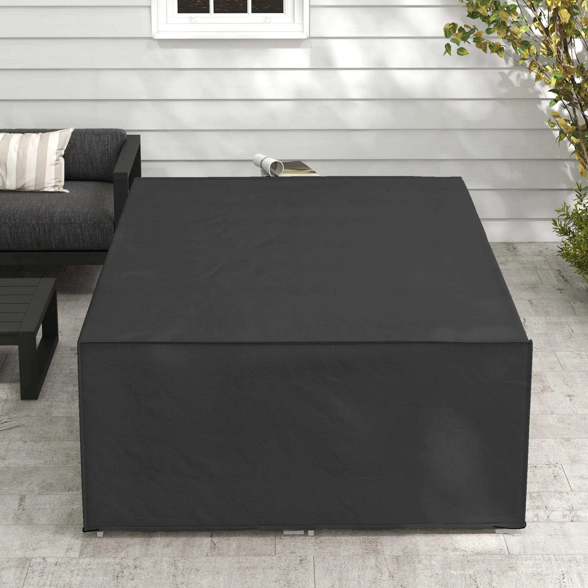 Outsunny Garden Furniture Cover Outdoor Waterproof Rattan Set Rain Protection - Image 7