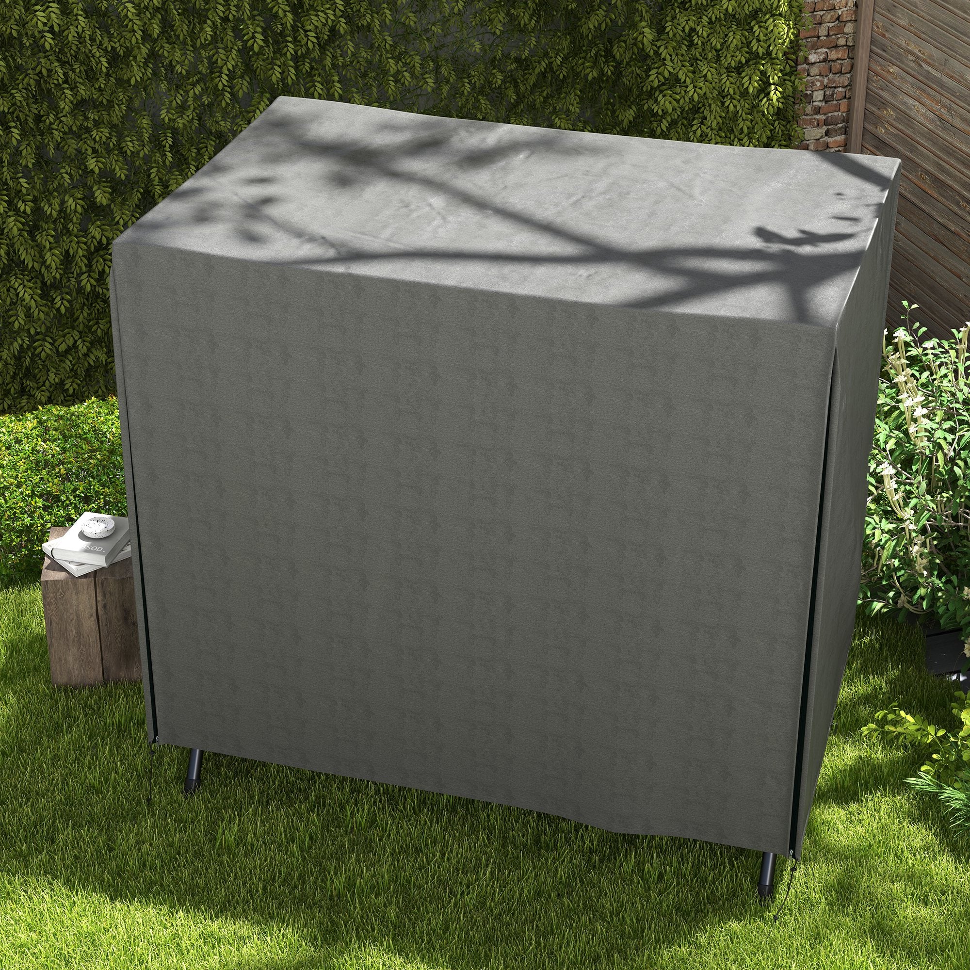 Outsunny Garden Furniture Protector Patio Swing Chair Cover - Grey - Image 17