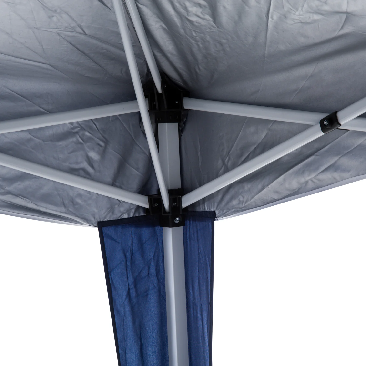 Outsunny Garden Pop Up Gazebo Tent Party Water-resistant 2.5 X 2.5M Blue - Image 6