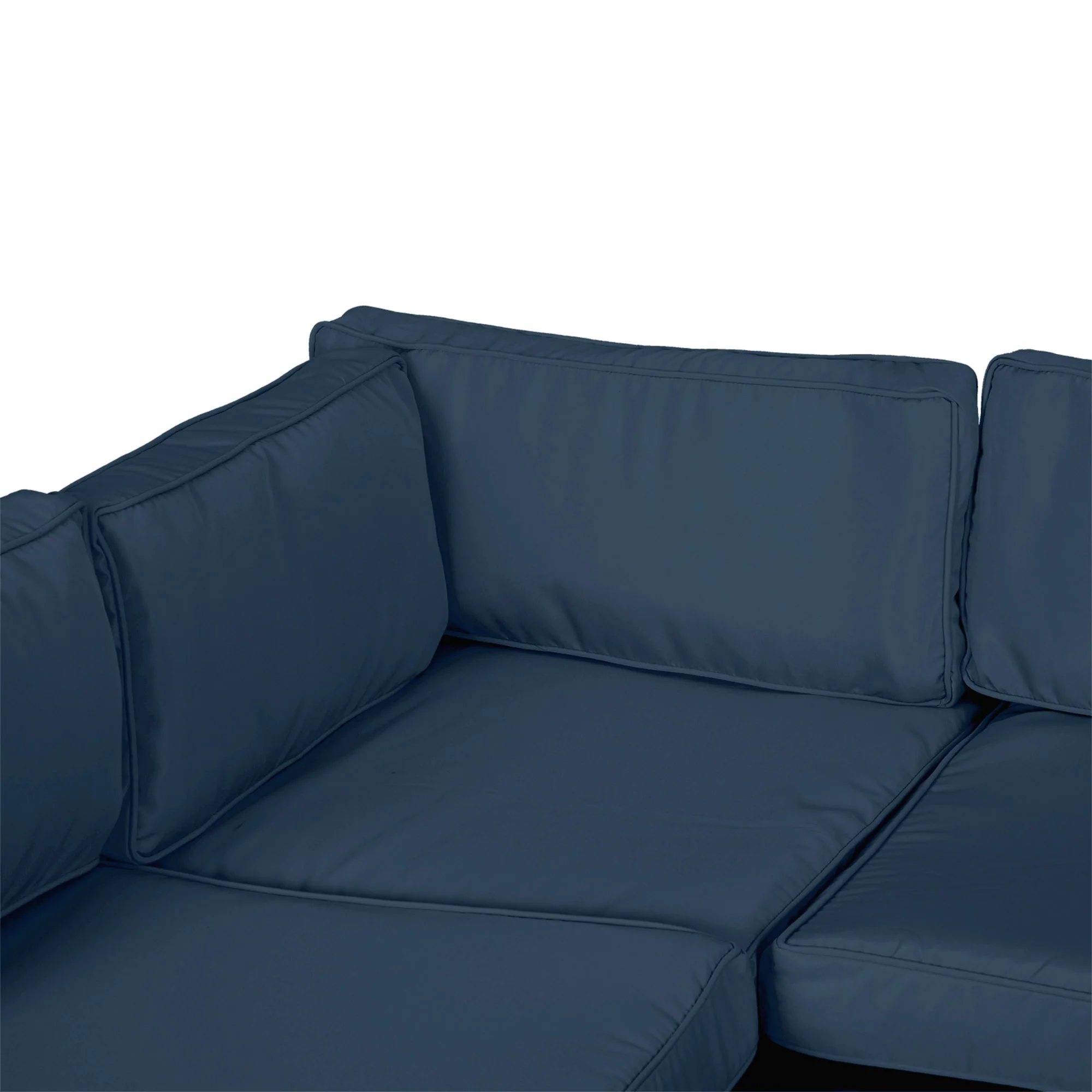 Outsunny Garden Rattan Sofa Set Polyester Cover Replacement No Cushion - Image 17