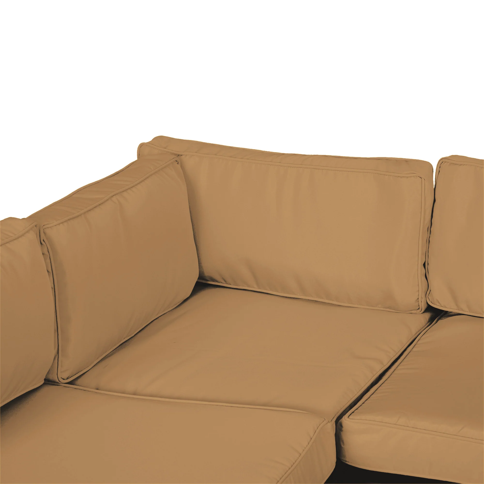 Outsunny Garden Rattan Sofa Set Polyester Cover Replacement No Cushion - Image 8