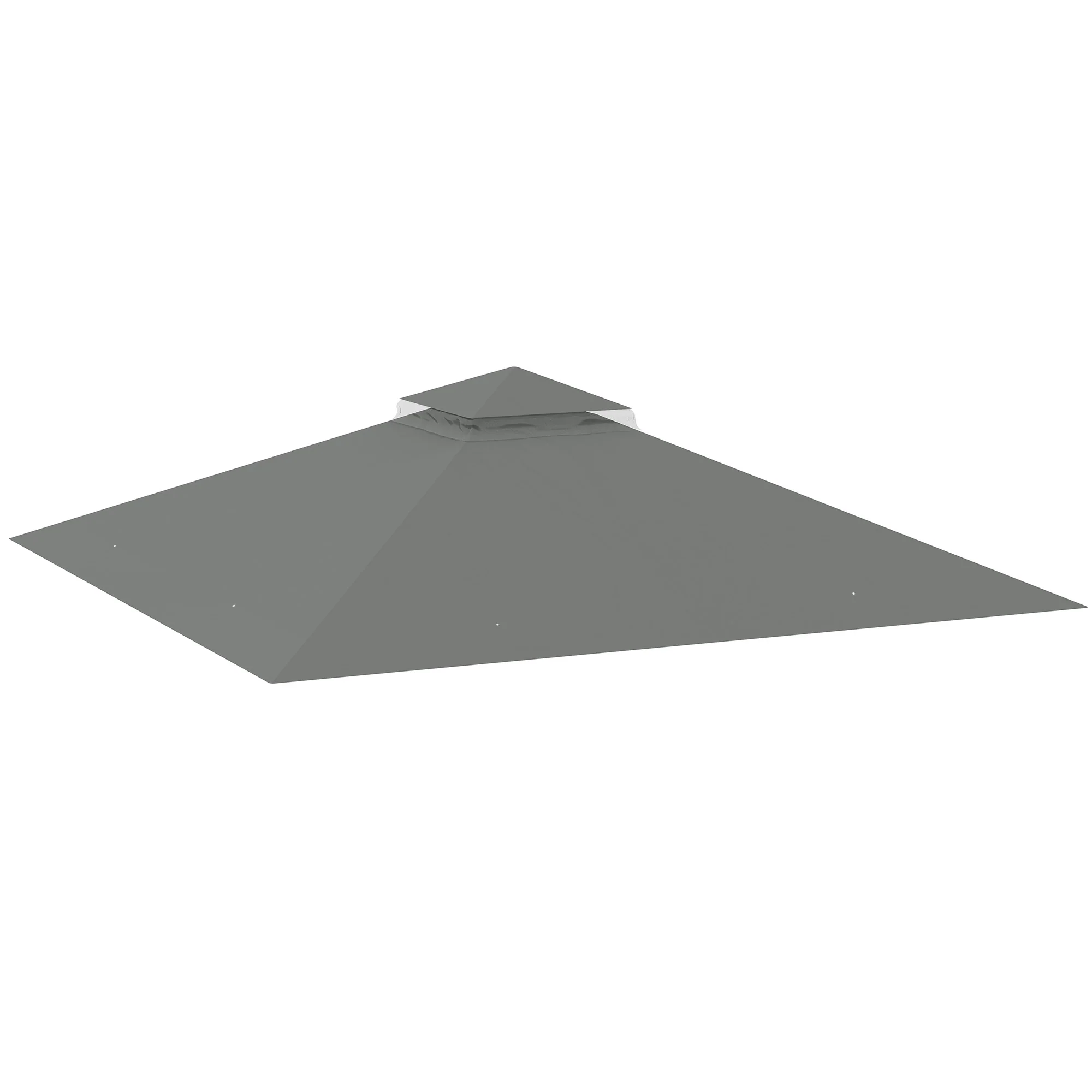 Outsunny Gazebo Canopy Replacement Cover 3 x 3(m) 2-Tier Roof Top for Garden - Image 10