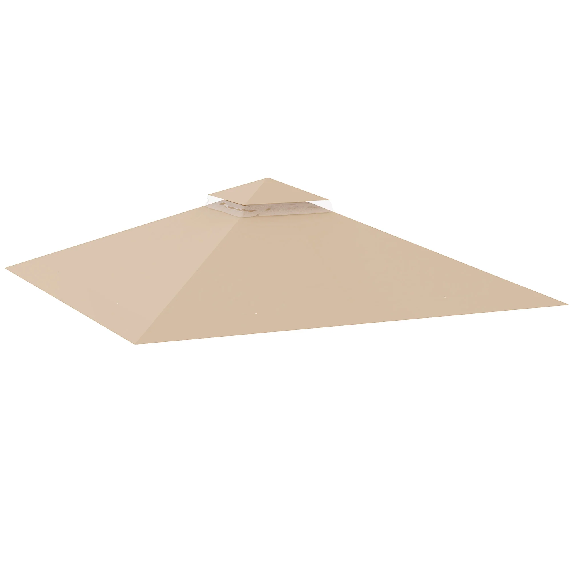 Outsunny Gazebo Canopy Replacement Cover 3 x 3(m) 2-Tier Roof Top for Garden - Image 19