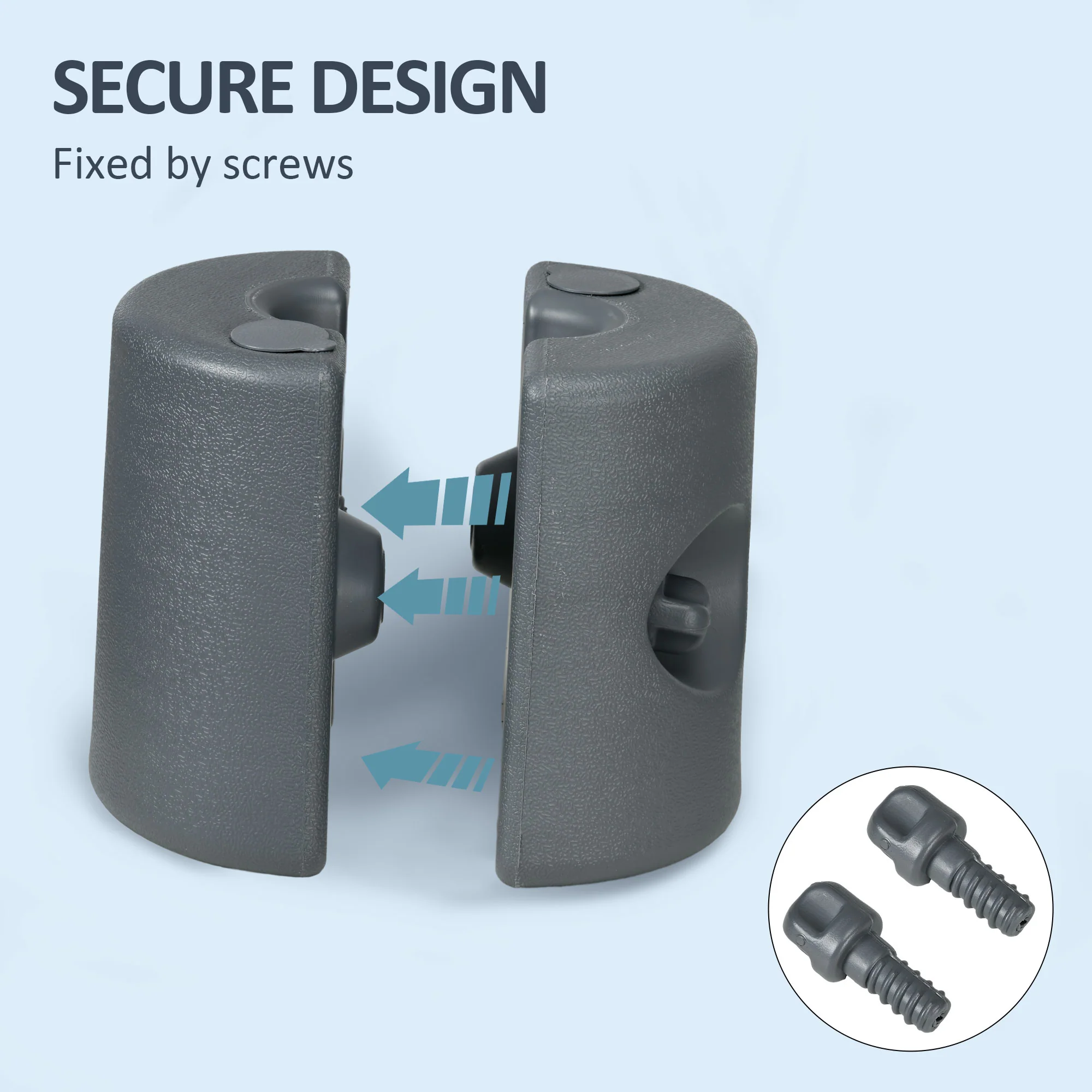 Outsunny Gazebo Weights Set Of 4 For Pop Up Gazebo, 48KG - Image 6