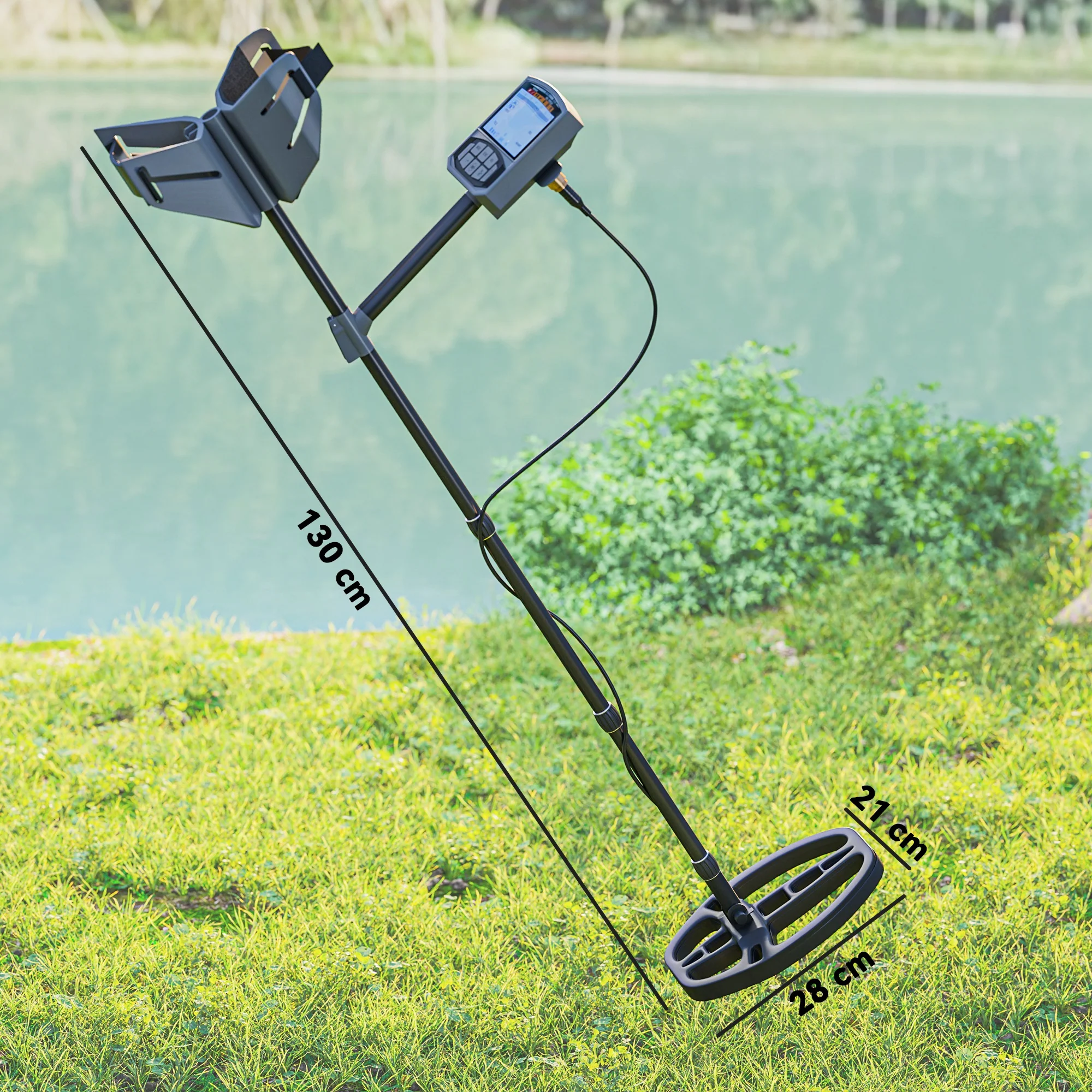 Outsunny Gold Metal Detector With DSP Chip And 5 Professional Modes - Image 5
