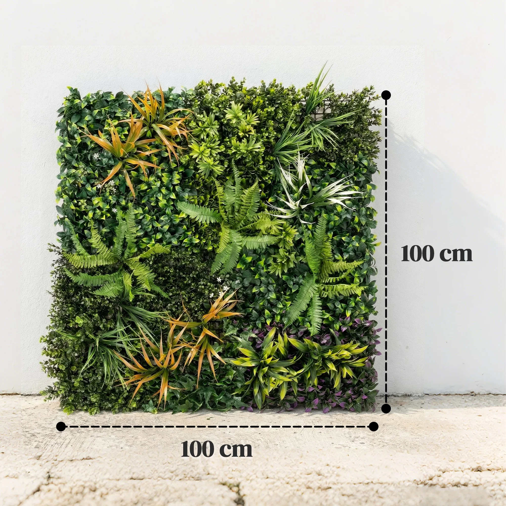 Outsunny Grass Wall Panels, Greenery Backdrop Panels, Green - Image 3