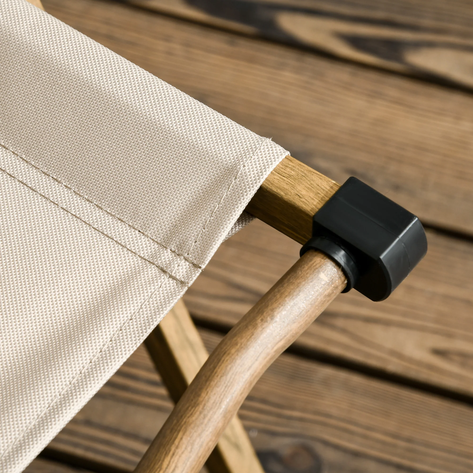 Outsunny Lightweight Portable Folding Chair For Camping, Fishing, Khaki - Image 18