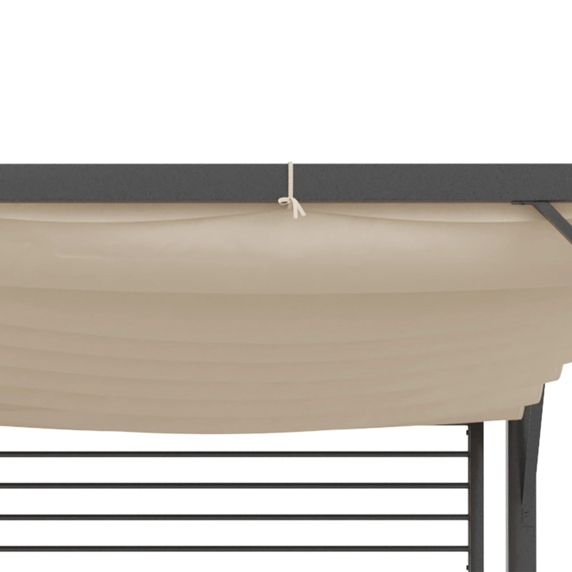 Outsunny Metal Pergola Patio Sun Shelter Grape Tent Retractable Canopy UV Cut - Image 9