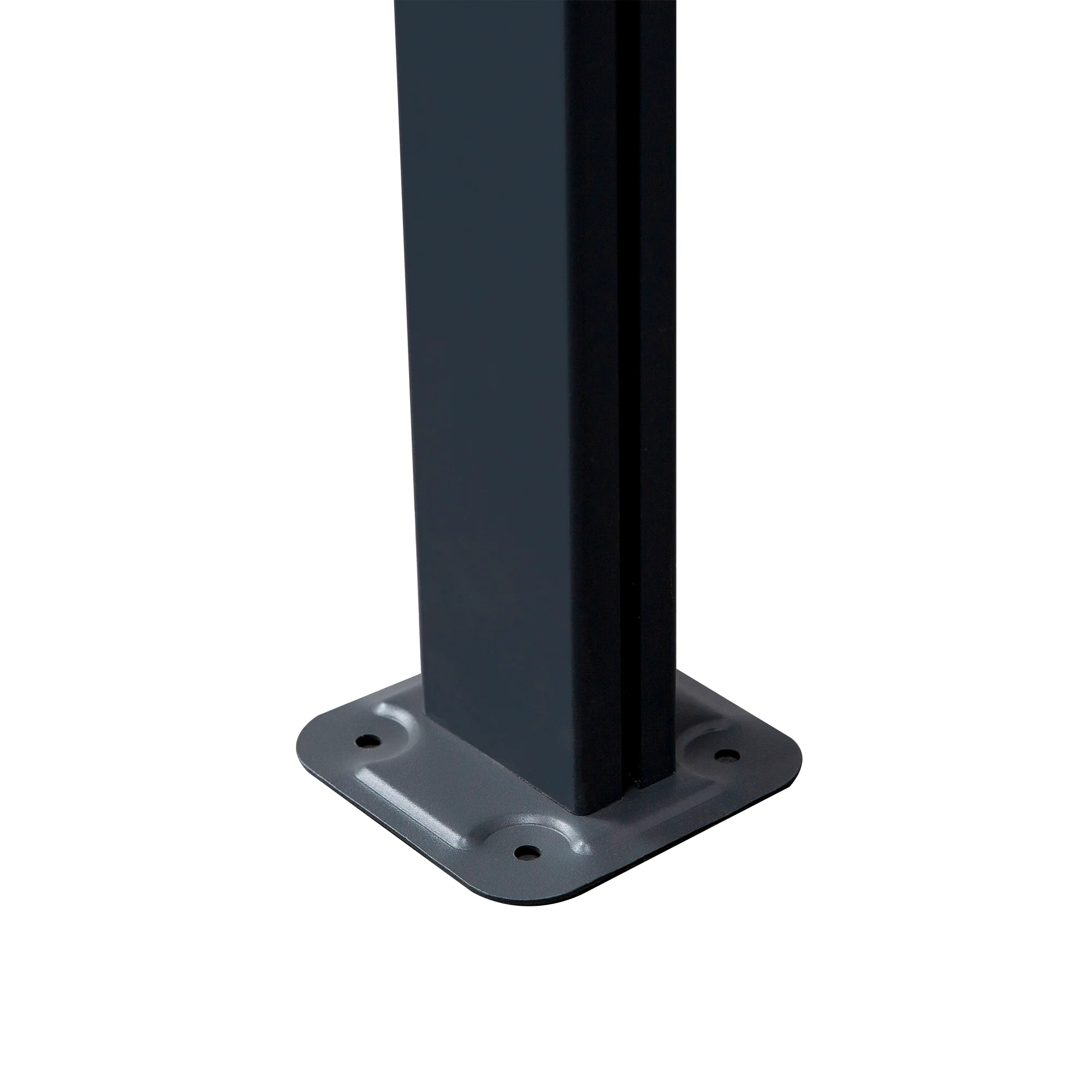 Outsunny Outdoor Patio Wall-mounted 4.35 X 3(m) Gazebo Pergola, Aluminum Post, PC Roof - Image 3
