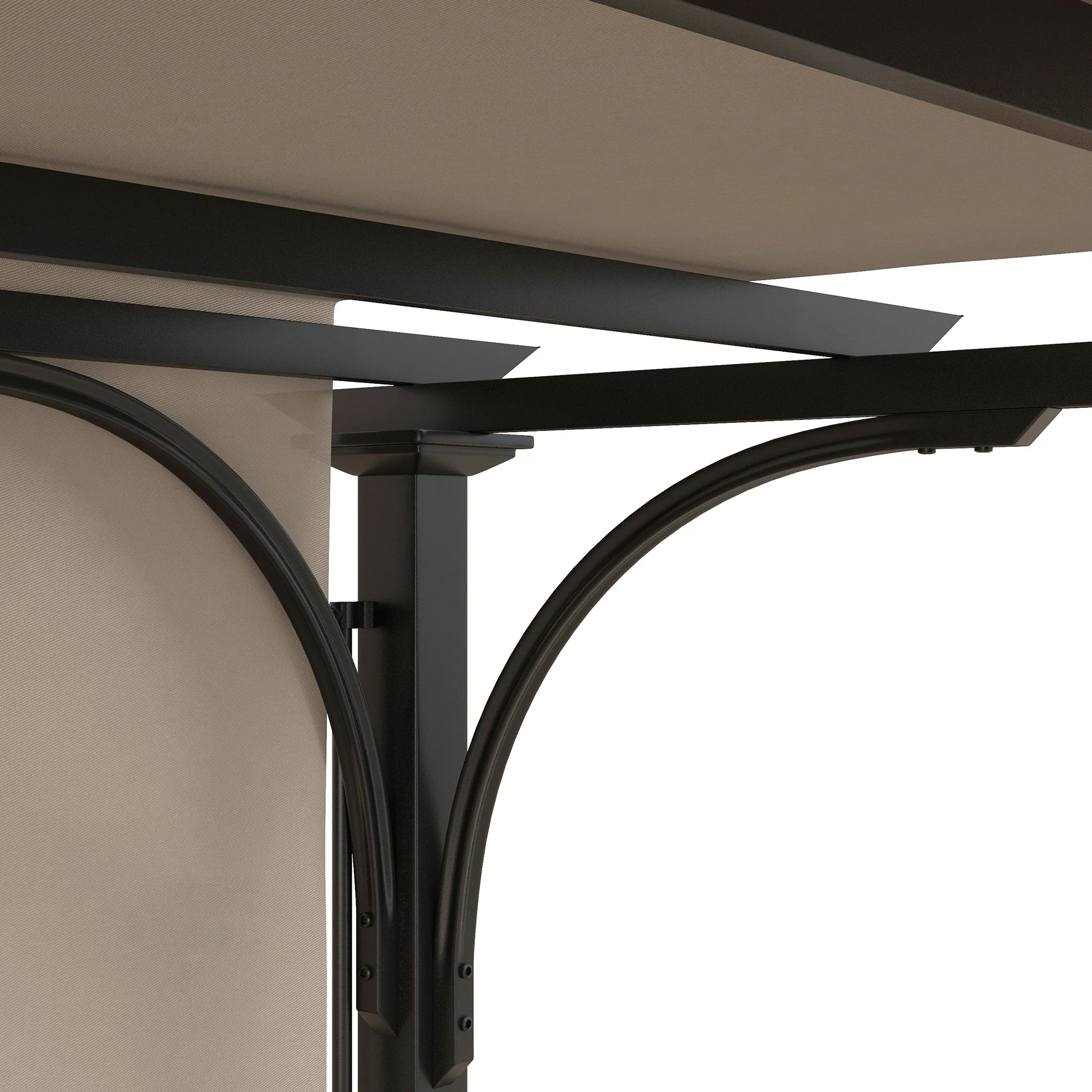 Outsunny Outdoor Pergola Garden Sun Shade Patio Canopy Shelter - Image 7