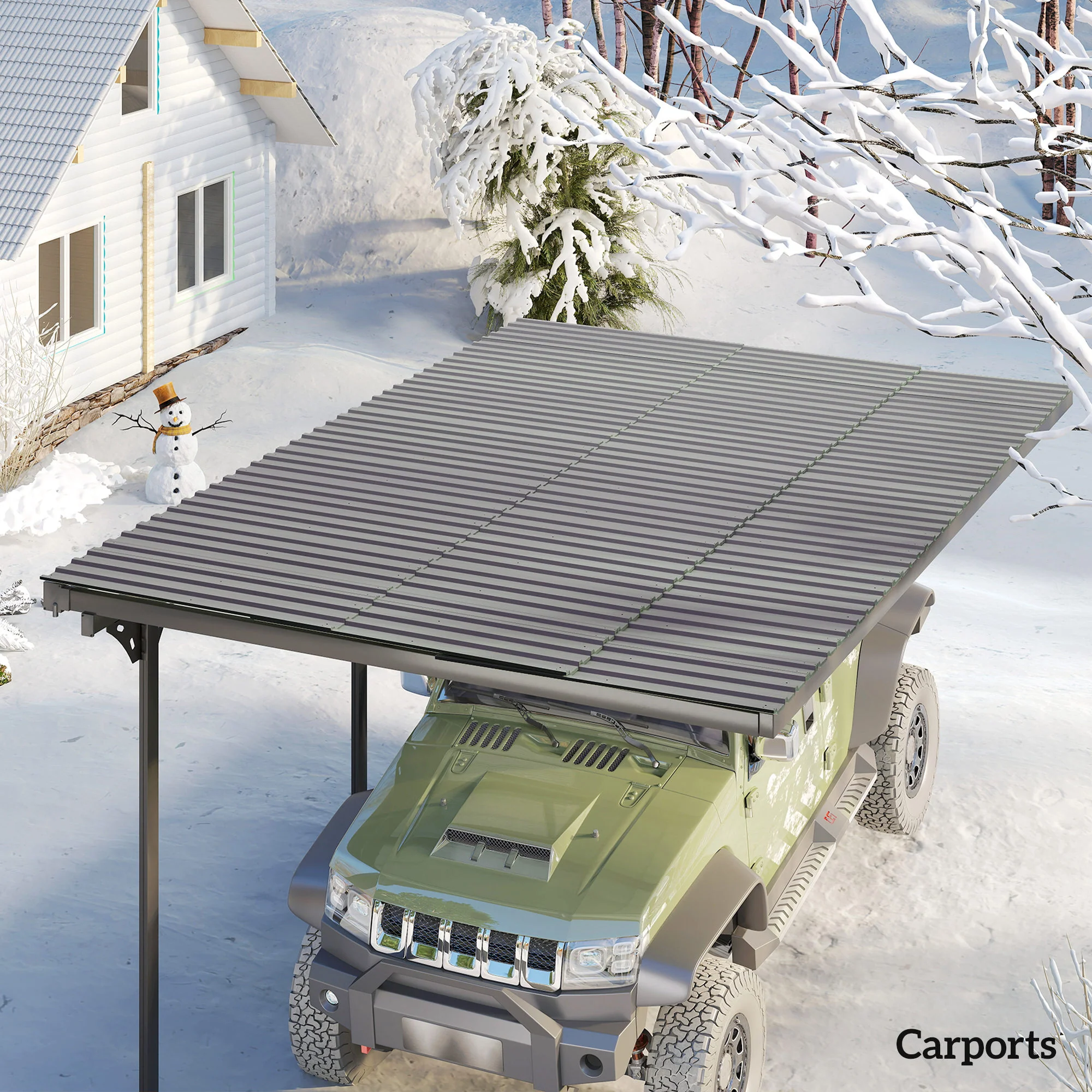 Outsunny Pack Of 12 Metal Roofing Sheets For Greenhouse - Image 16