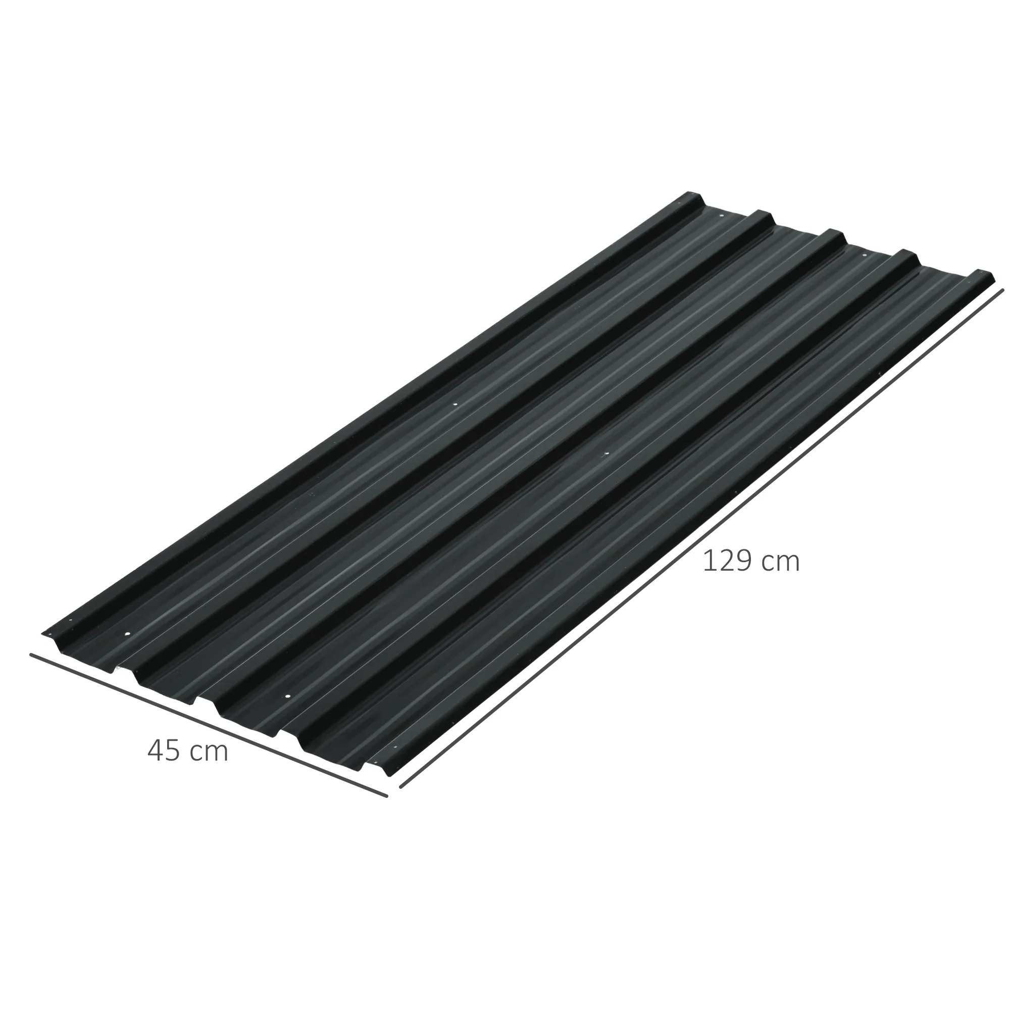 Outsunny Pack of 12 Metal Roofing Sheets for Greenhouse and Shed, Green - Image 11