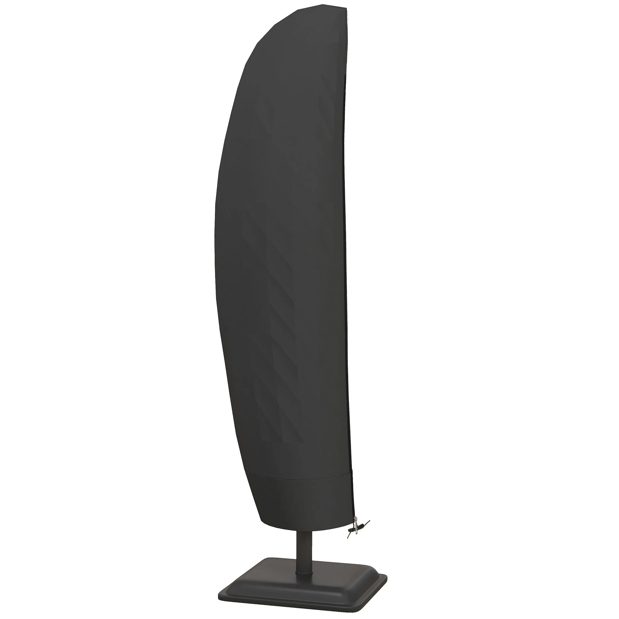 Outsunny Parasol Cover, Patio Cantilever Cover, Banana Umbrella Cover Black