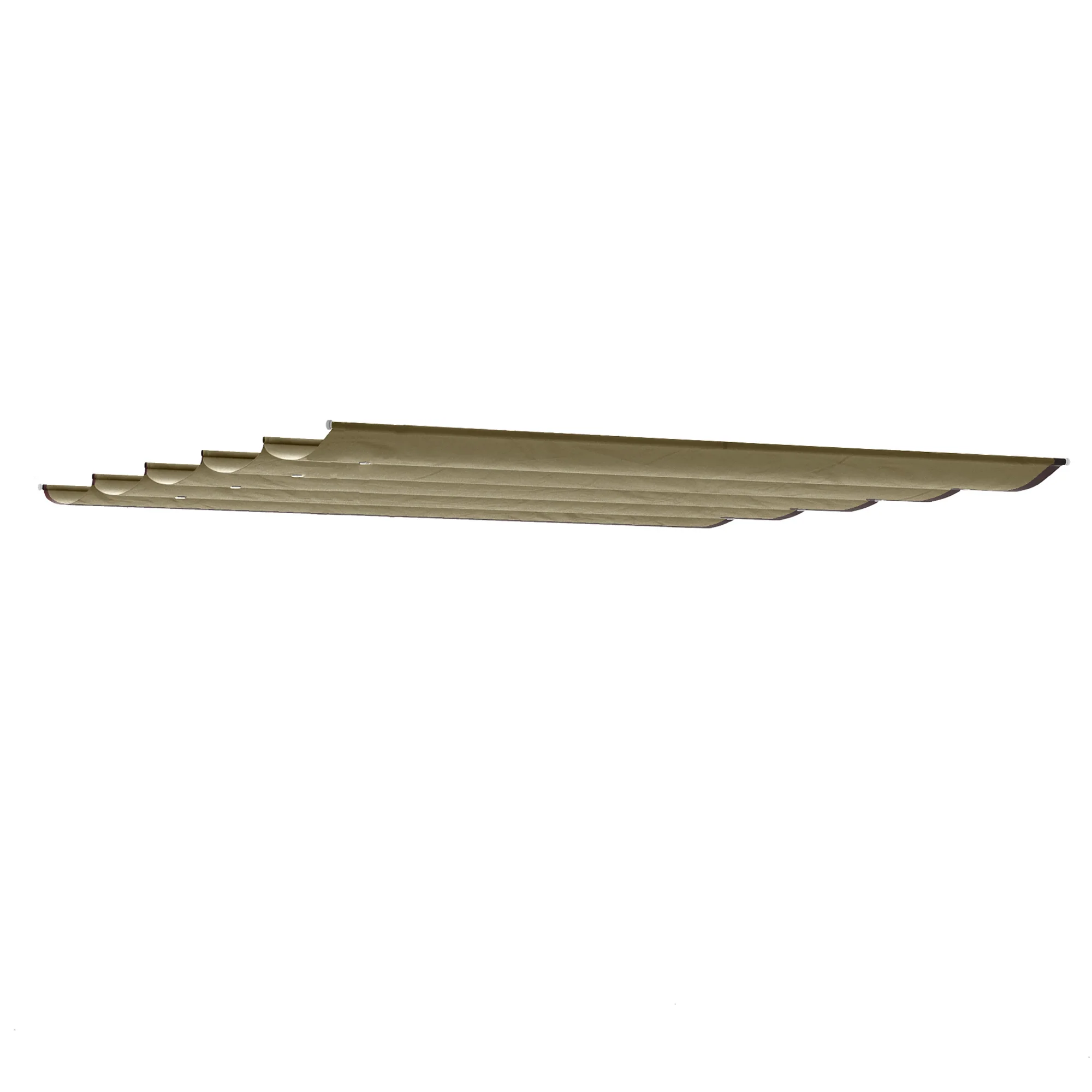 Outsunny Pergola Shade Cover Replacement Canopy for 3 x 3m Pergola, Tan