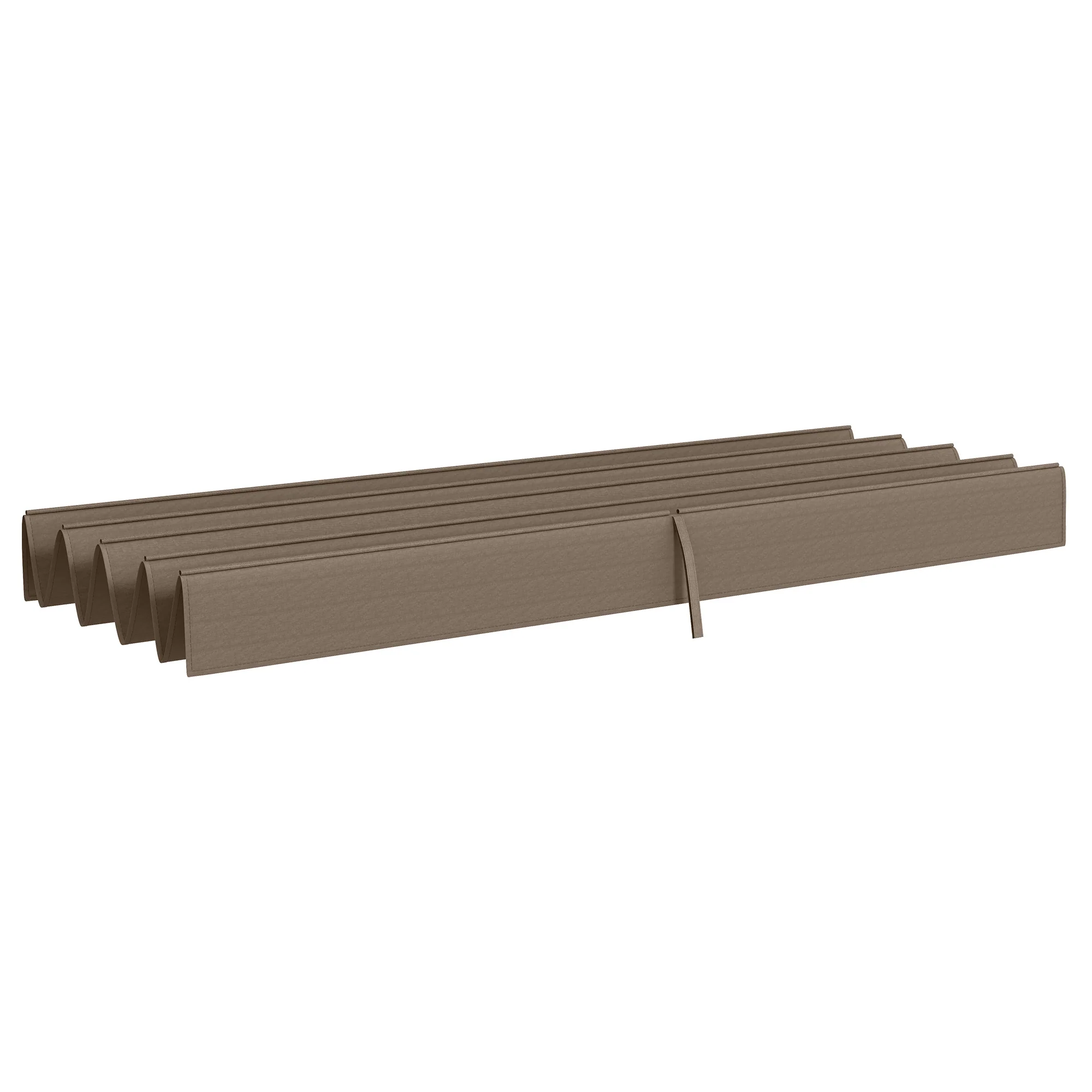 Outsunny Pergola Sun Shade Cover Roof Replacement for 3 x 2.15m Pergola, Coffee - Image 7