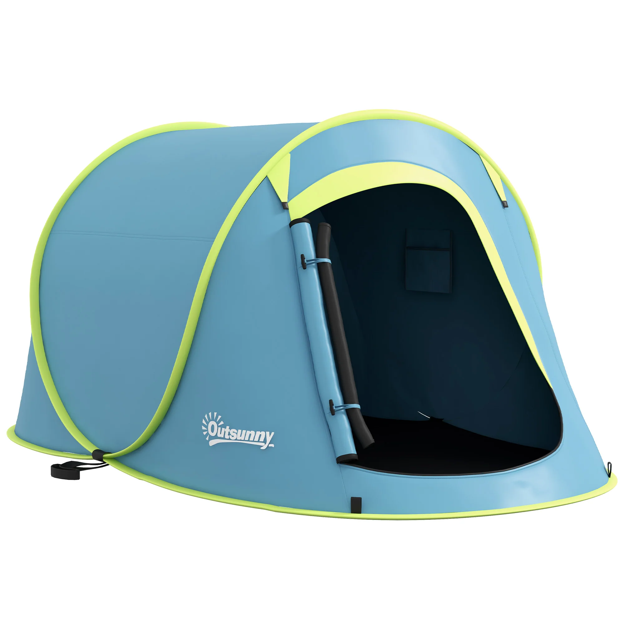 Outsunny Pop up Camping Tent for 2 Man, 2000mm Waterproof with Carry Bag - Image 10