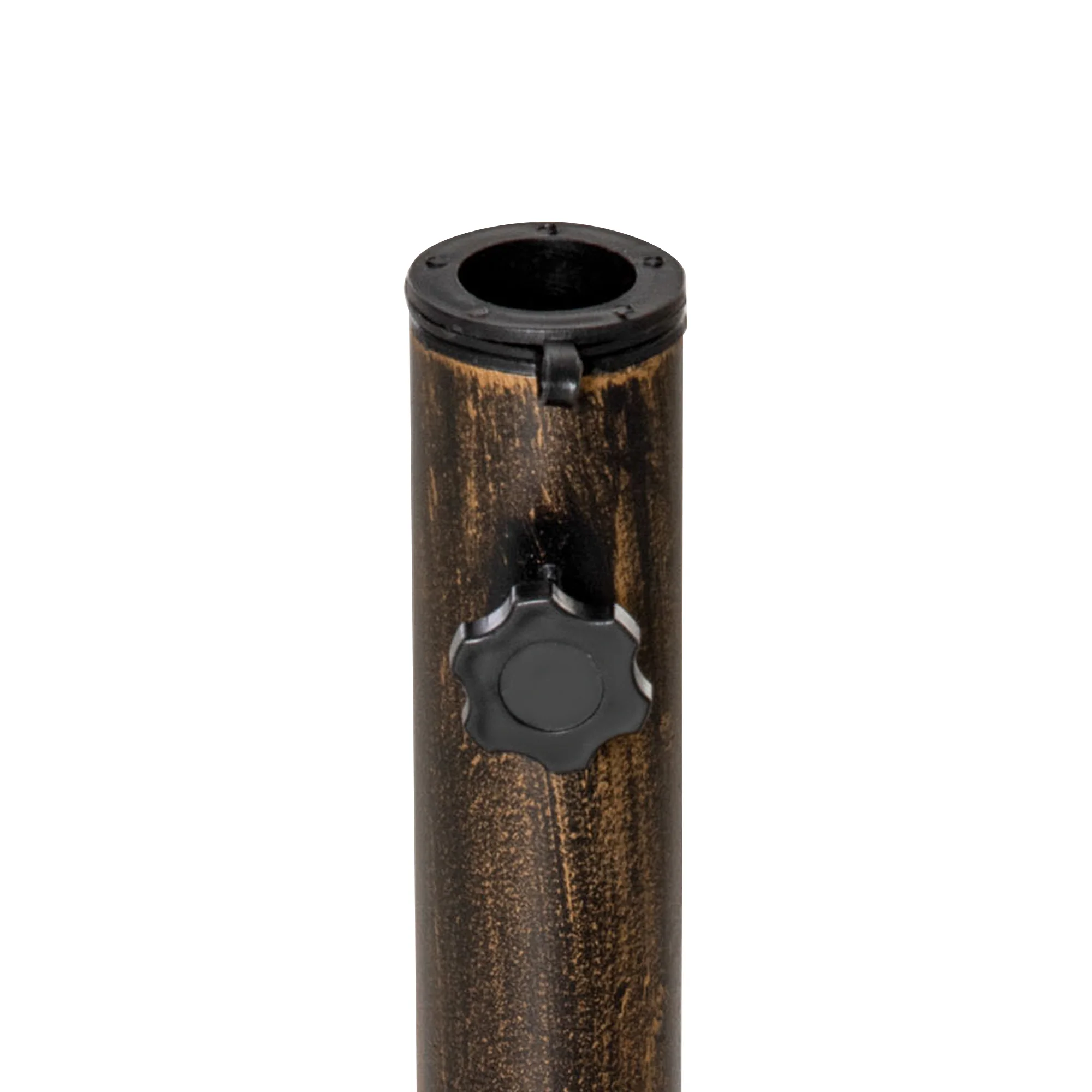 Outsunny Round Patio Umbrella Base Stand, Umbrella Holder, Bronze Tone - Image 8
