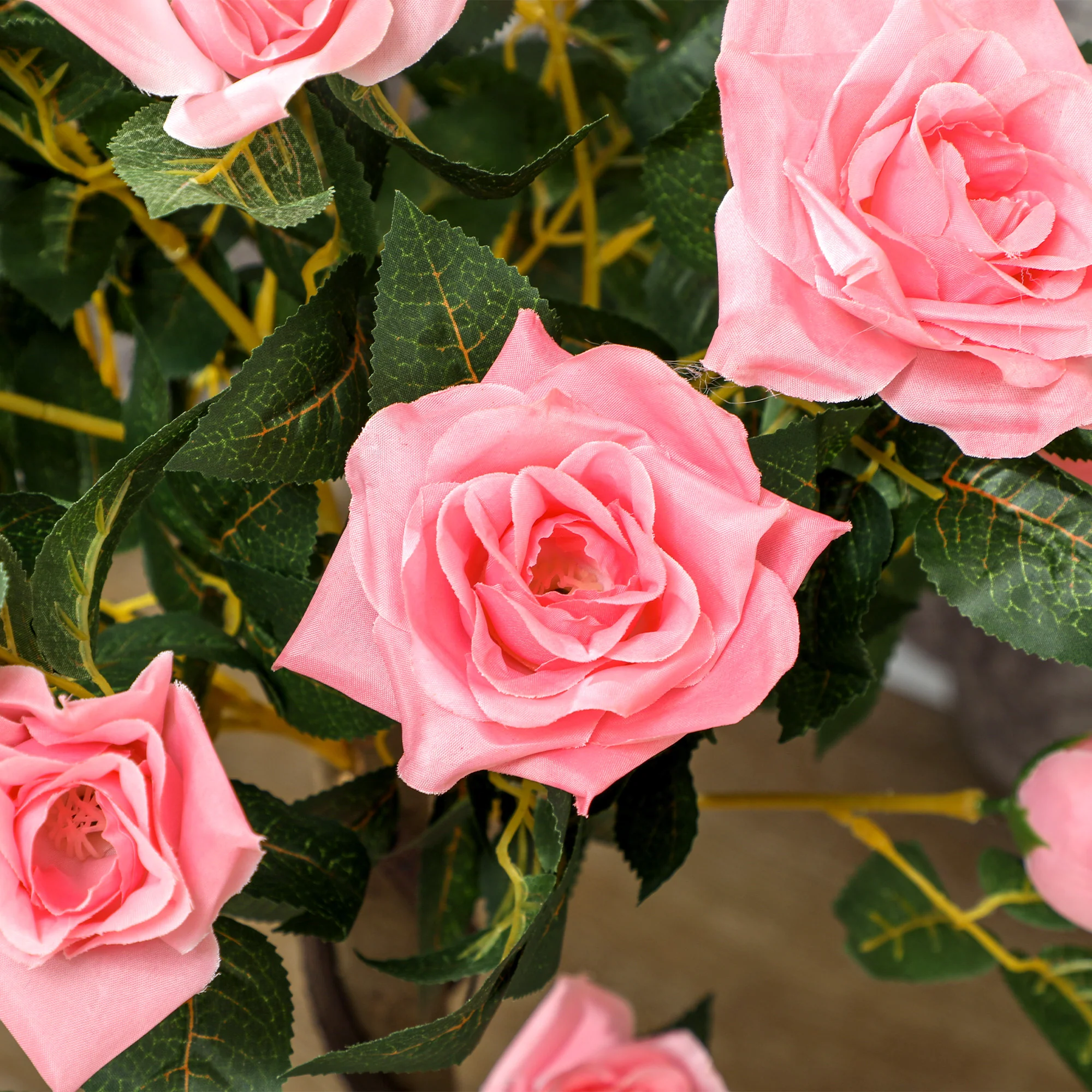 Outsunny Set Of 2 90cm Artificial Rose Tree, Fake Decorative Plant - Image 34