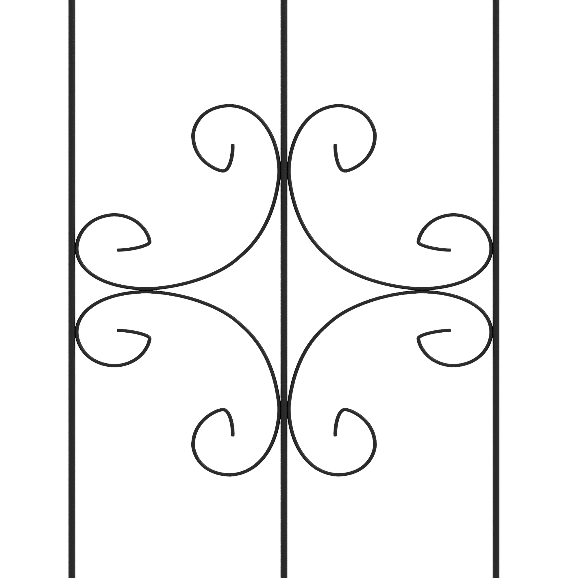 Outsunny Set of 2 Metal Trellis for Climbing Plants, Arrow Design - Image 9