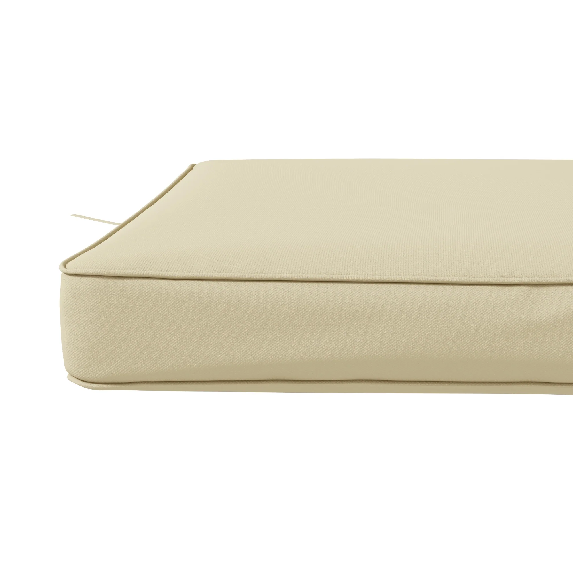 Outsunny Set of 4 Outdoor Seat Cushion with Ties, for Patio Furniture, Beige - Image 9