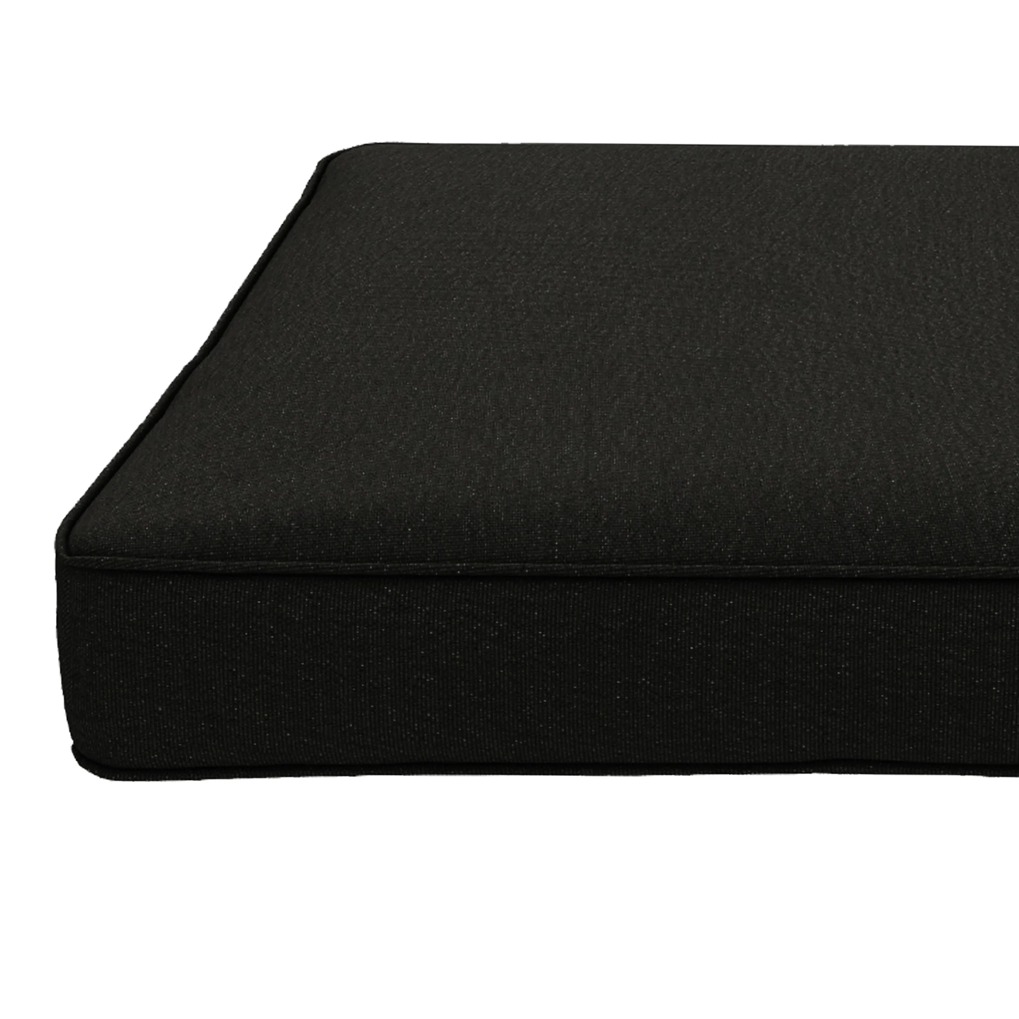 Outsunny Set of 4 Outdoor Seat Cushion with Ties, for Patio Furniture, Black - Image 9