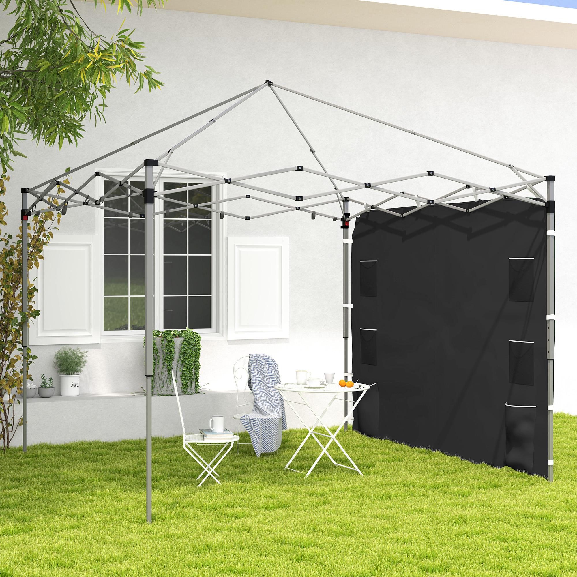 Outsunny Side Panel for 3x3 m Pop Up Gazebos, 1 Pack Sidewall Only - Image 11