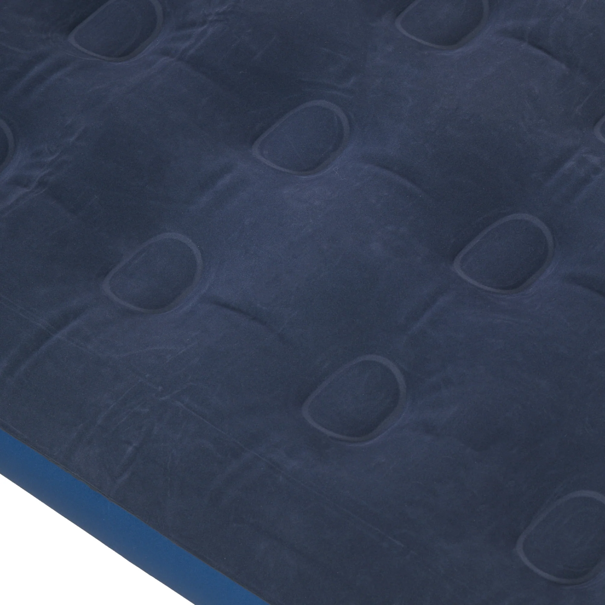 Outsunny Single Air Mattress, Portable Air Bed with Flocked Surface, Blue - Image 9
