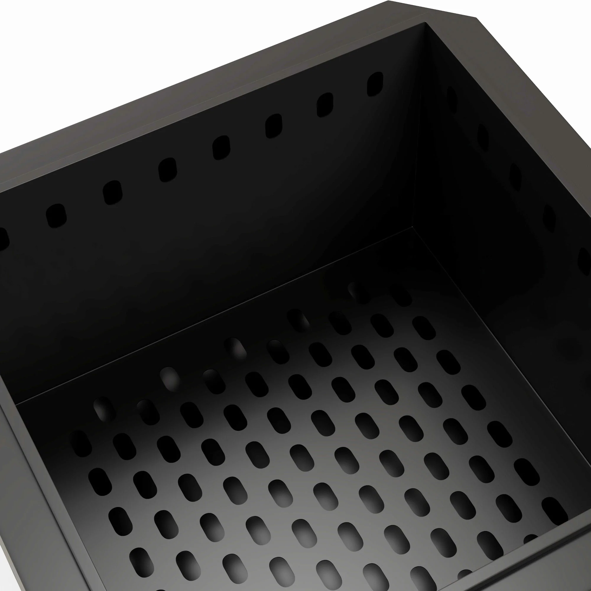 Outsunny Smokeless Fire Pit, Square Metal Bonfire Stove, Black - Image 8
