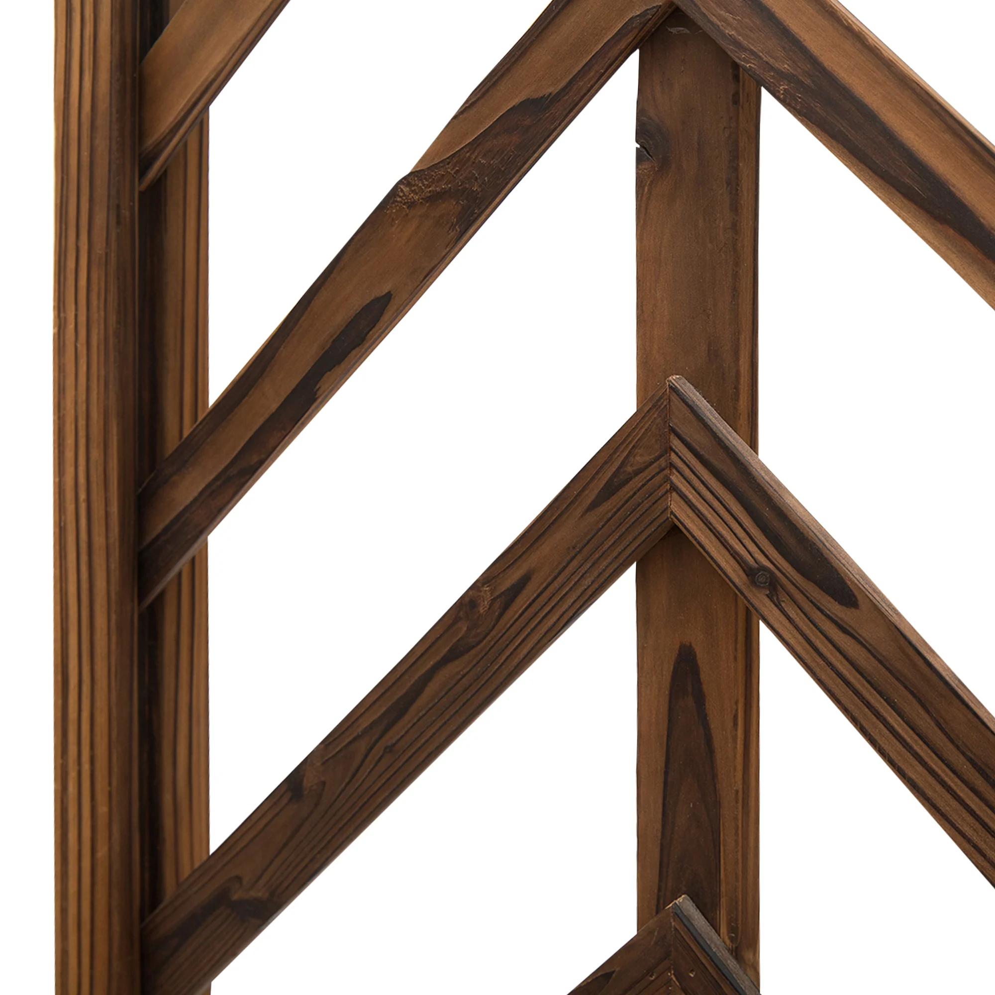Outsunny Wooden Garden Arbor, Arch Trellis For Climbing Vines - Image 9