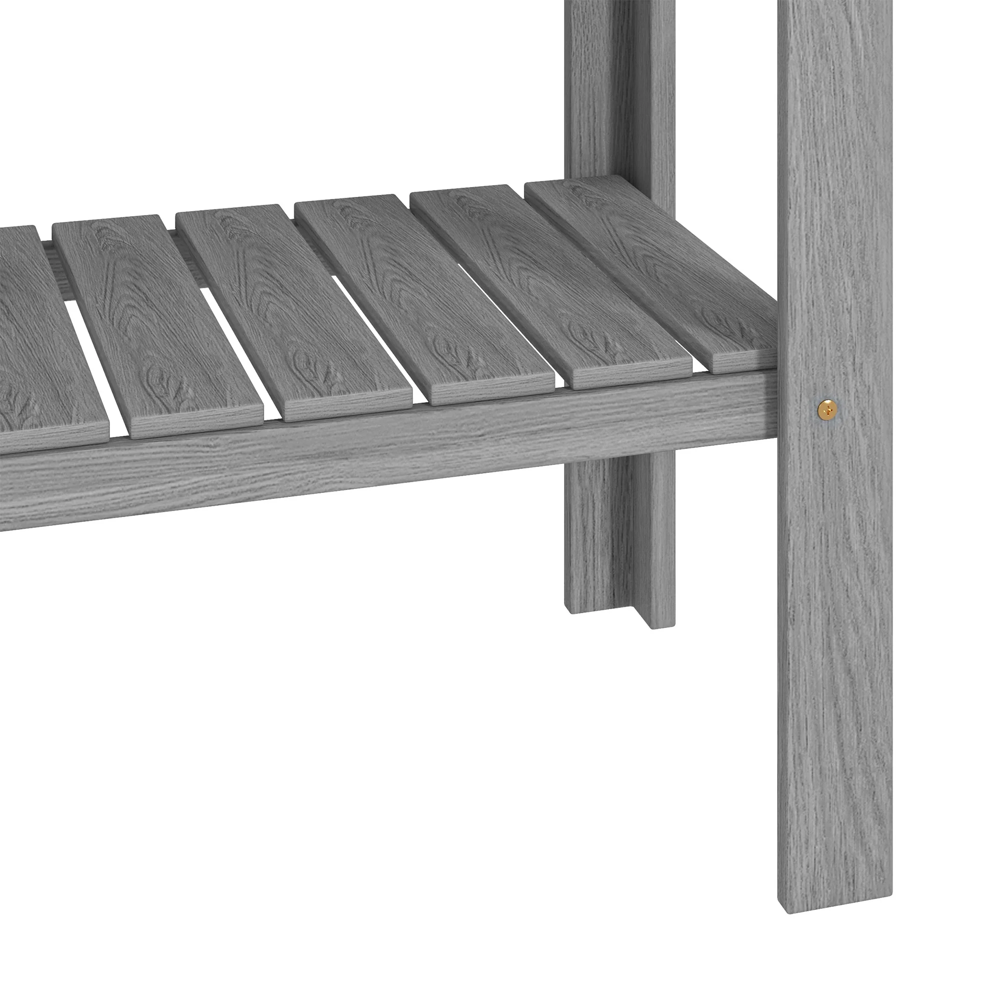 Outsunny Wooden Raised Garden Bed, Elevated Planter Box with Storage Shelf - Image 9