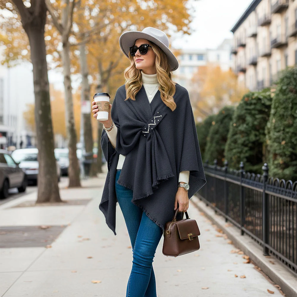 Oversized Plain Shawl Wrap