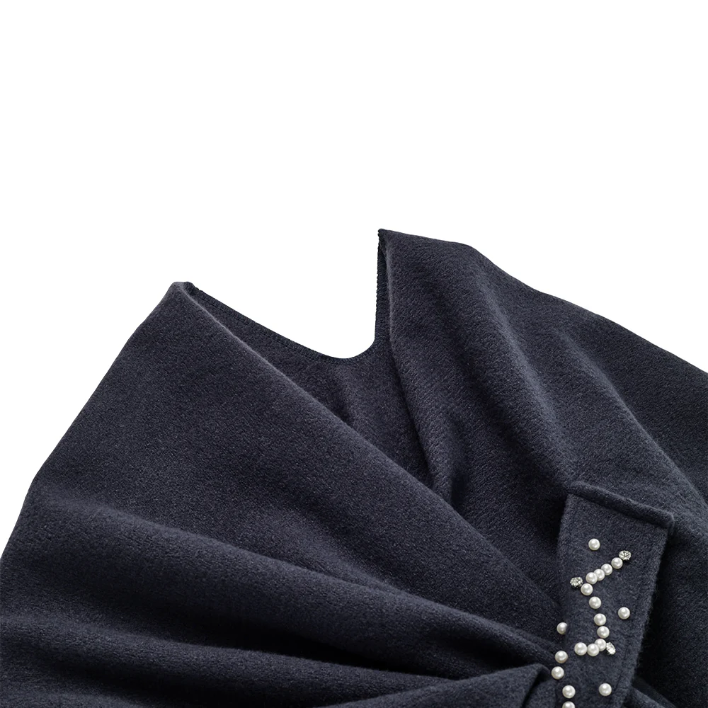 Oversized Plain Shawl Wrap - Image 5