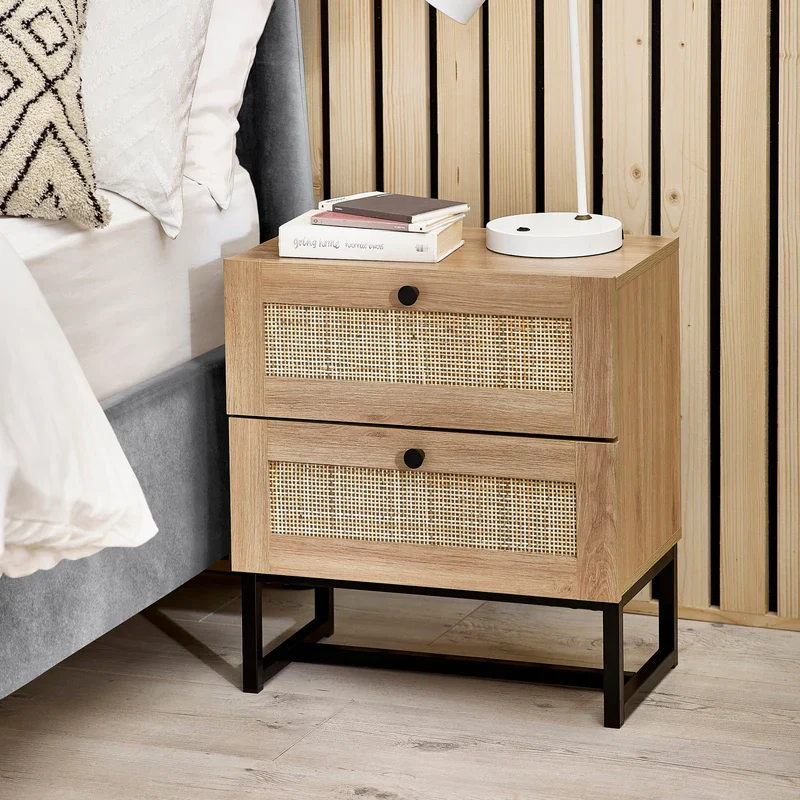 Padstow 2 Drawer Bedside - Oak - Image 2