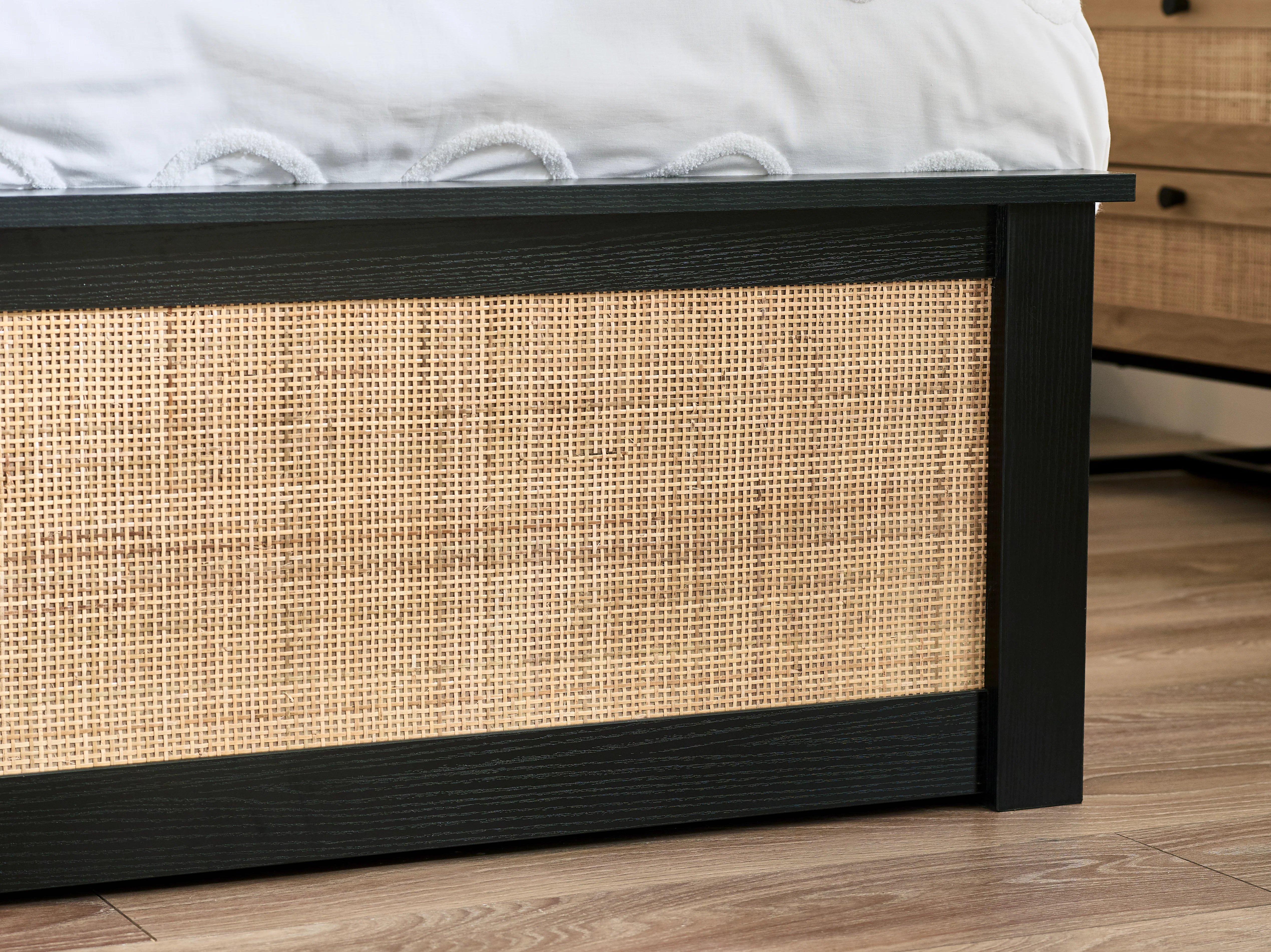 Padstow Ottoman 150Cm King Bed - Black - Image 4